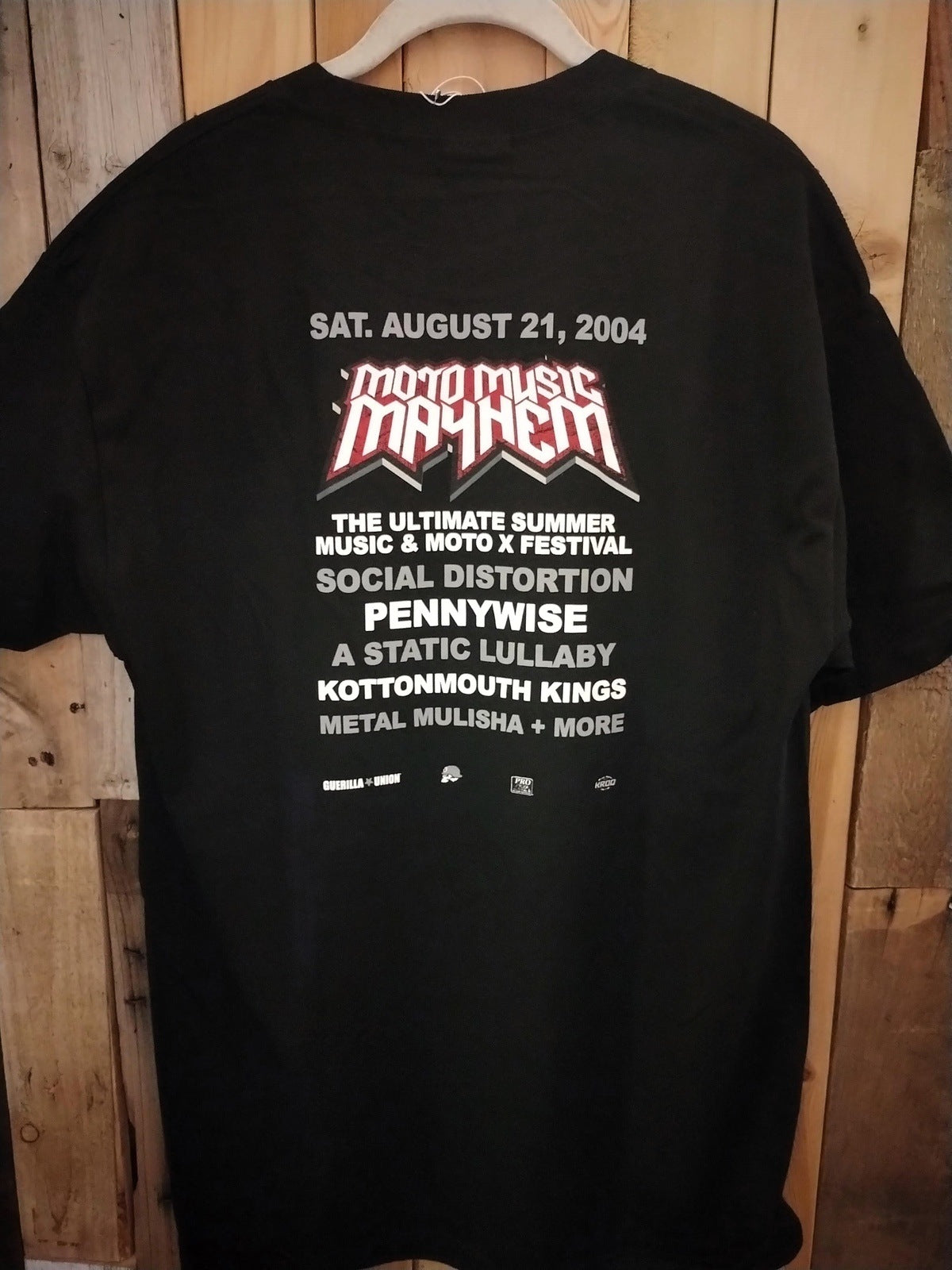 2004 Moto Mayhem Official Show T Shirt Size Large - NEW! Unworn!