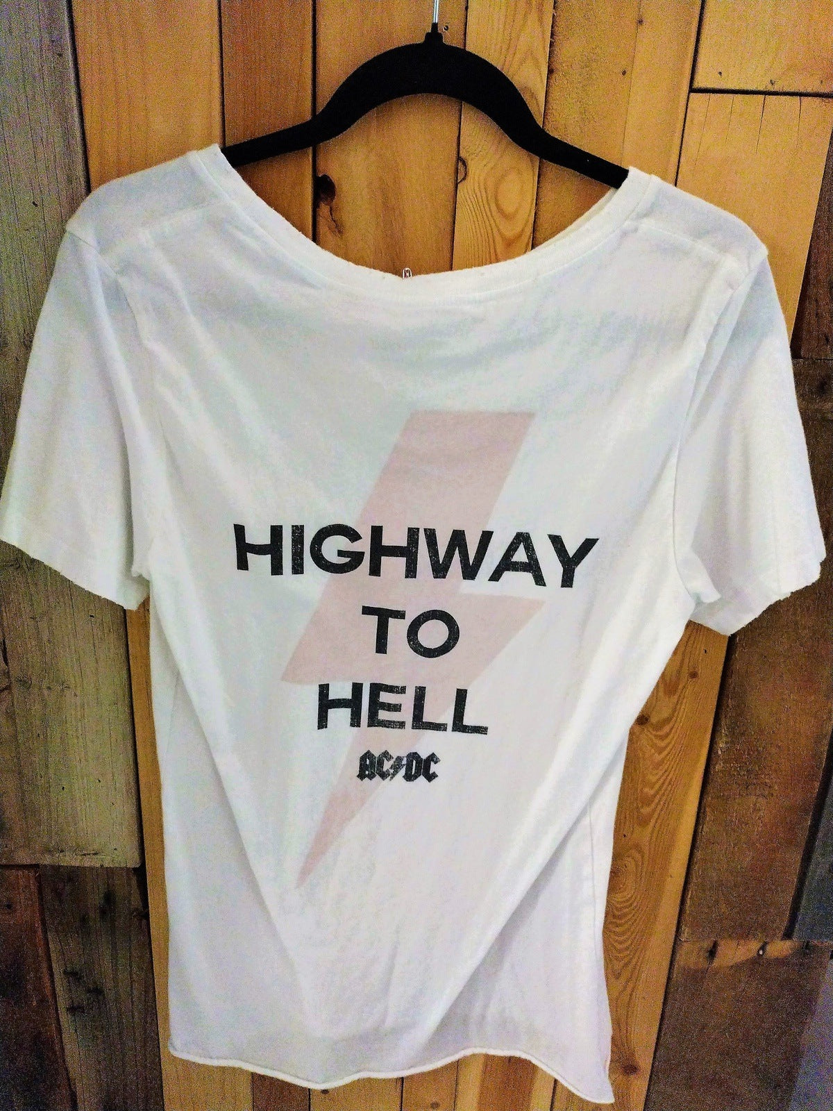 ACDC Women's T Shirt by Recycled Karma Size Small