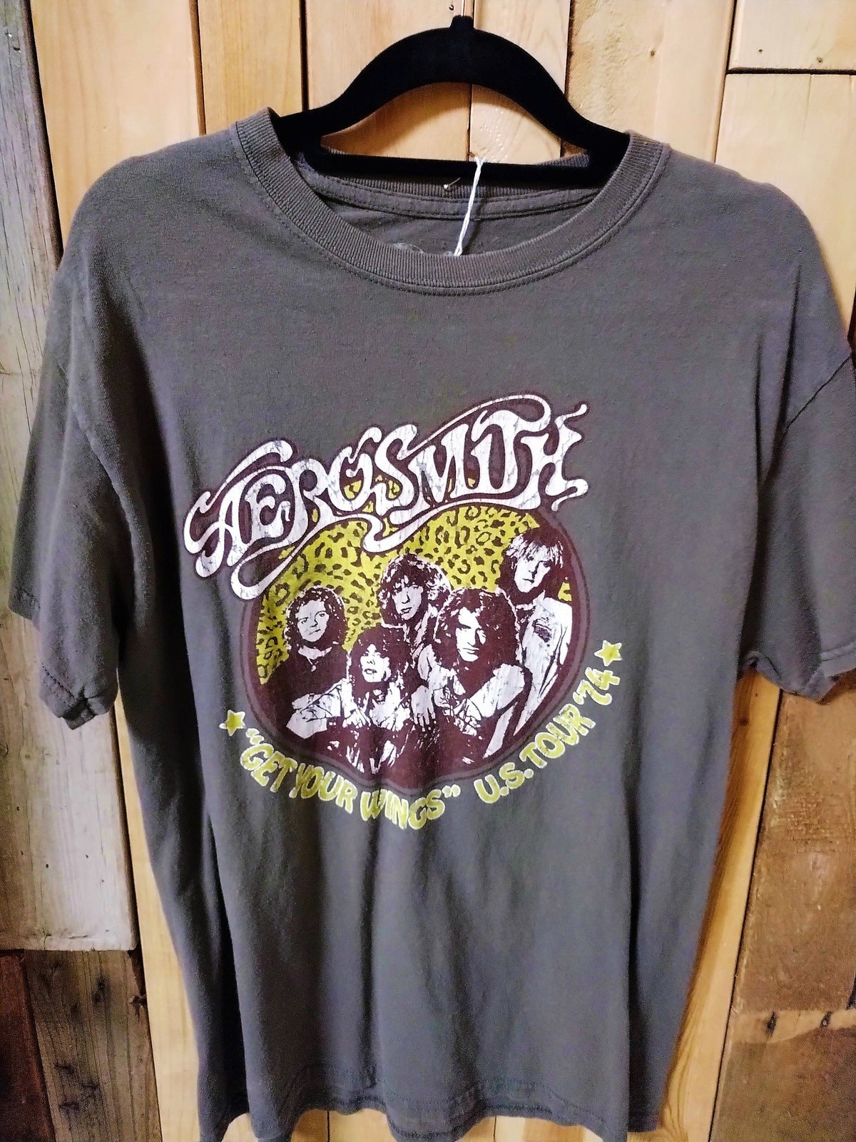 Aerosmith Official Merchandise Reproduction '74 US Tour T Shirt Size Large