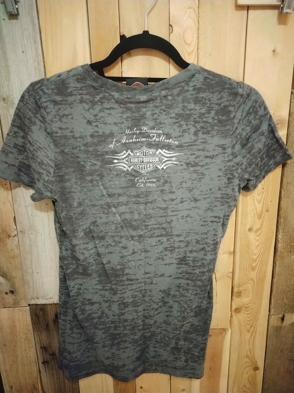 Harley Davidson Women's Semi Sheer T Shirt Size Large Anaheim/ Fullerton CA.