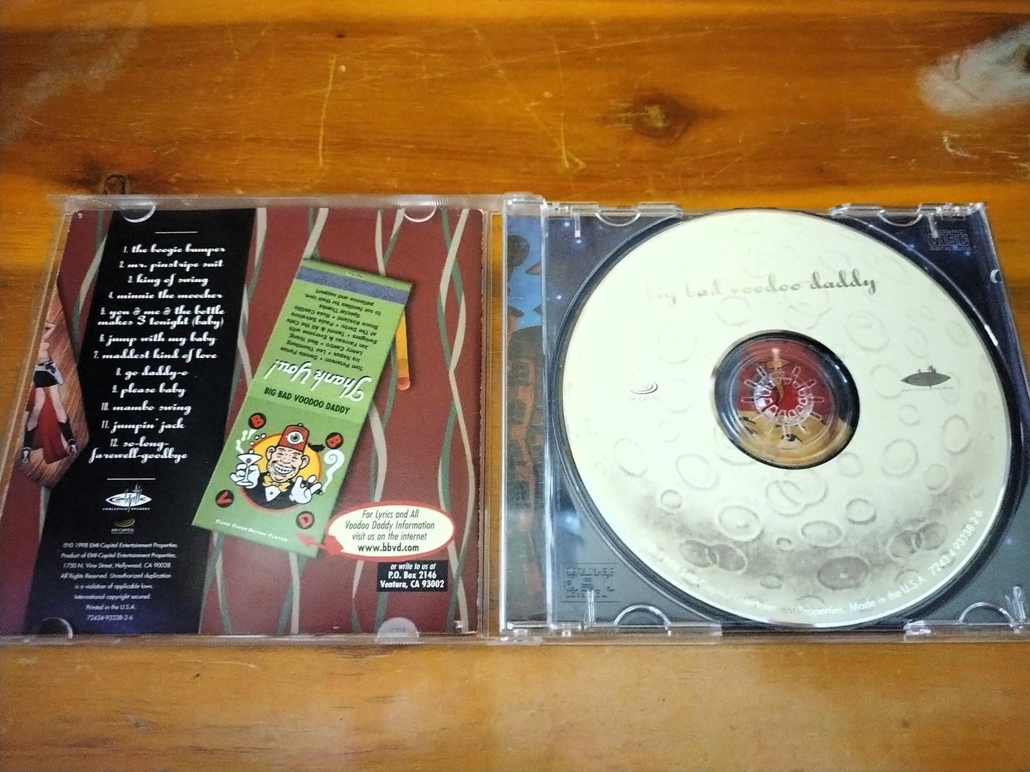 Big Bad Voodoo Daddy Self Titled CD Good Shape