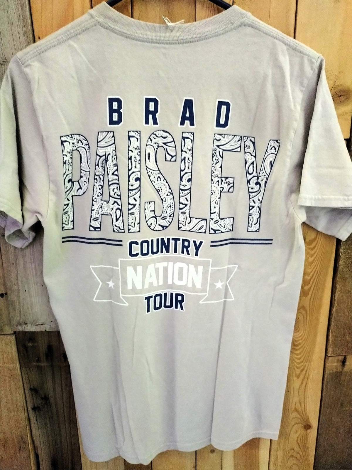Brad Paisley Country Nation Tour T Shirt Adult Small