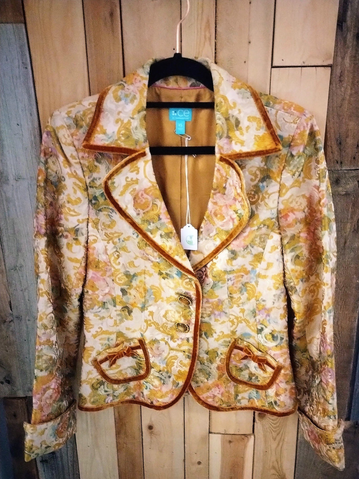 CE by Classiques Entier Women's Vintage Style Sport Coat Size XS