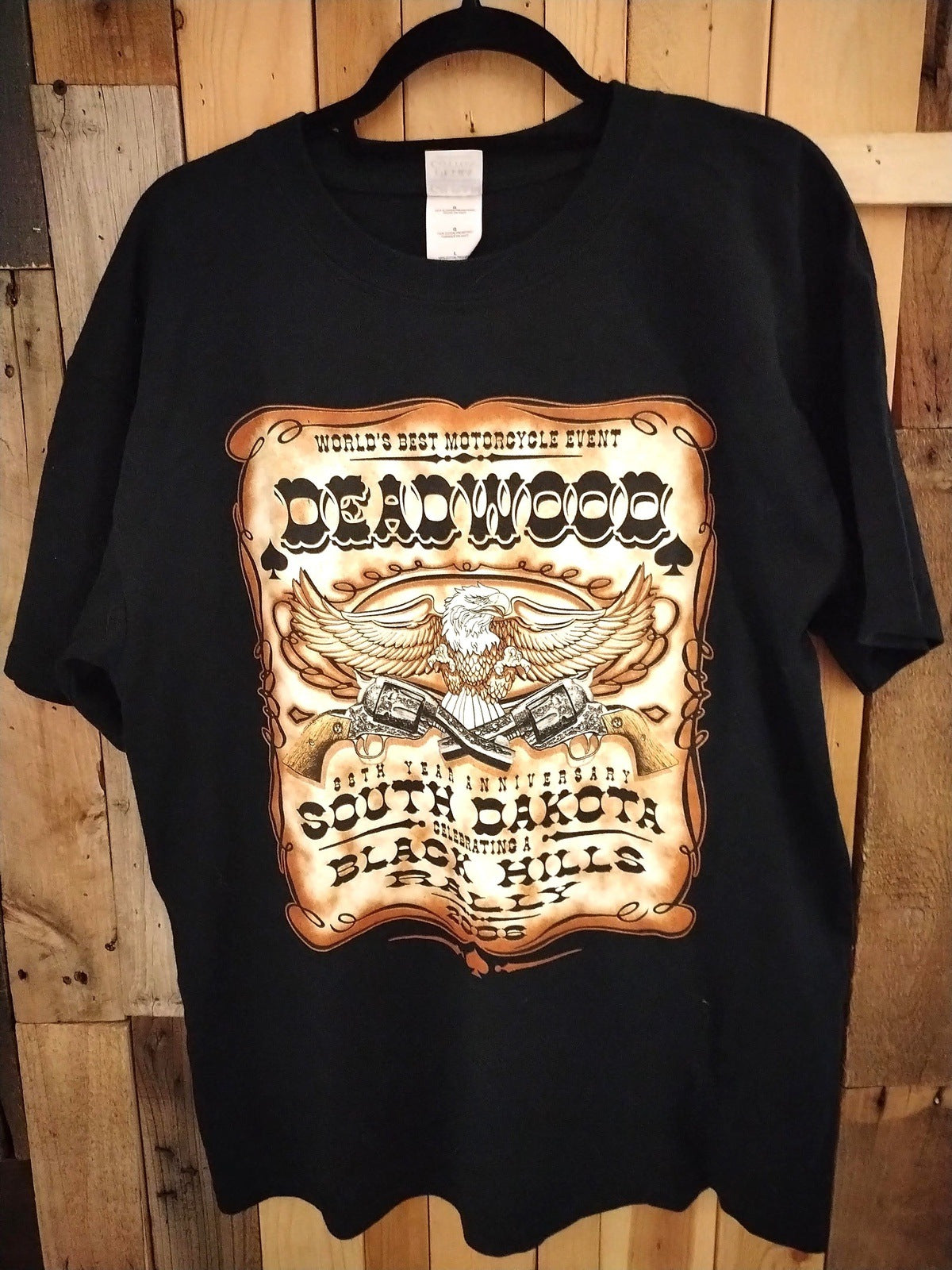 Deadwood Motorcycle Rally 2006 T Shirt Size Large