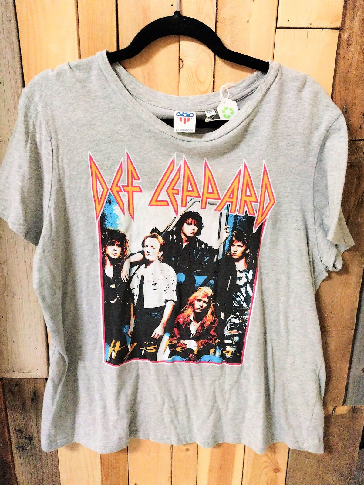 Def Leppard Women's XXL T Shirt By Junkfood