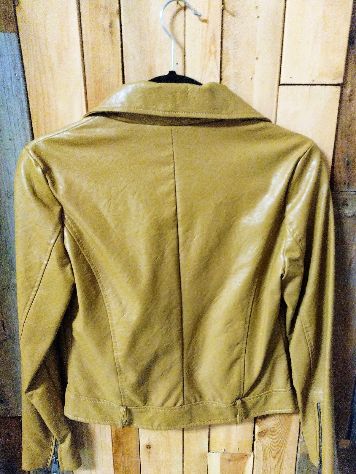 Elodie Women's Moto Vegan Leather Size Small