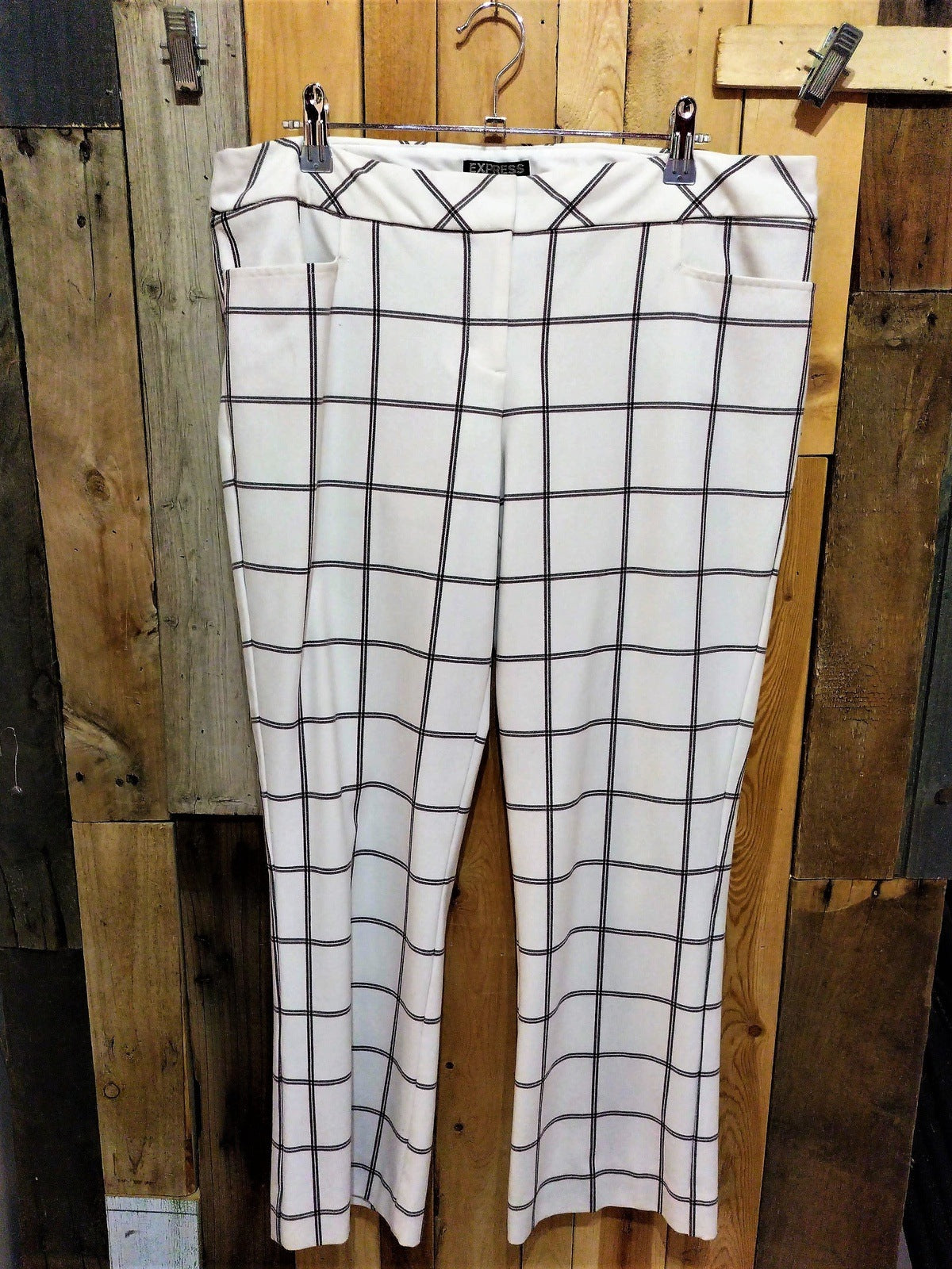 Express on sale gingham pants