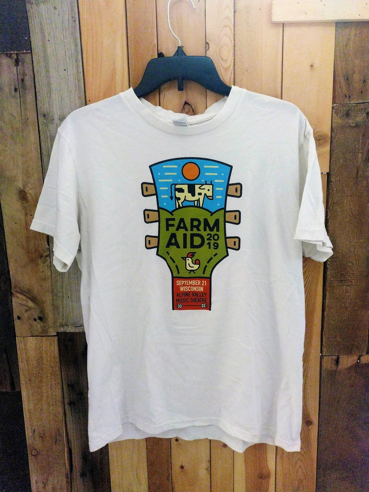 Farm Aid 2019 T Shirt Size Medium 123235WH