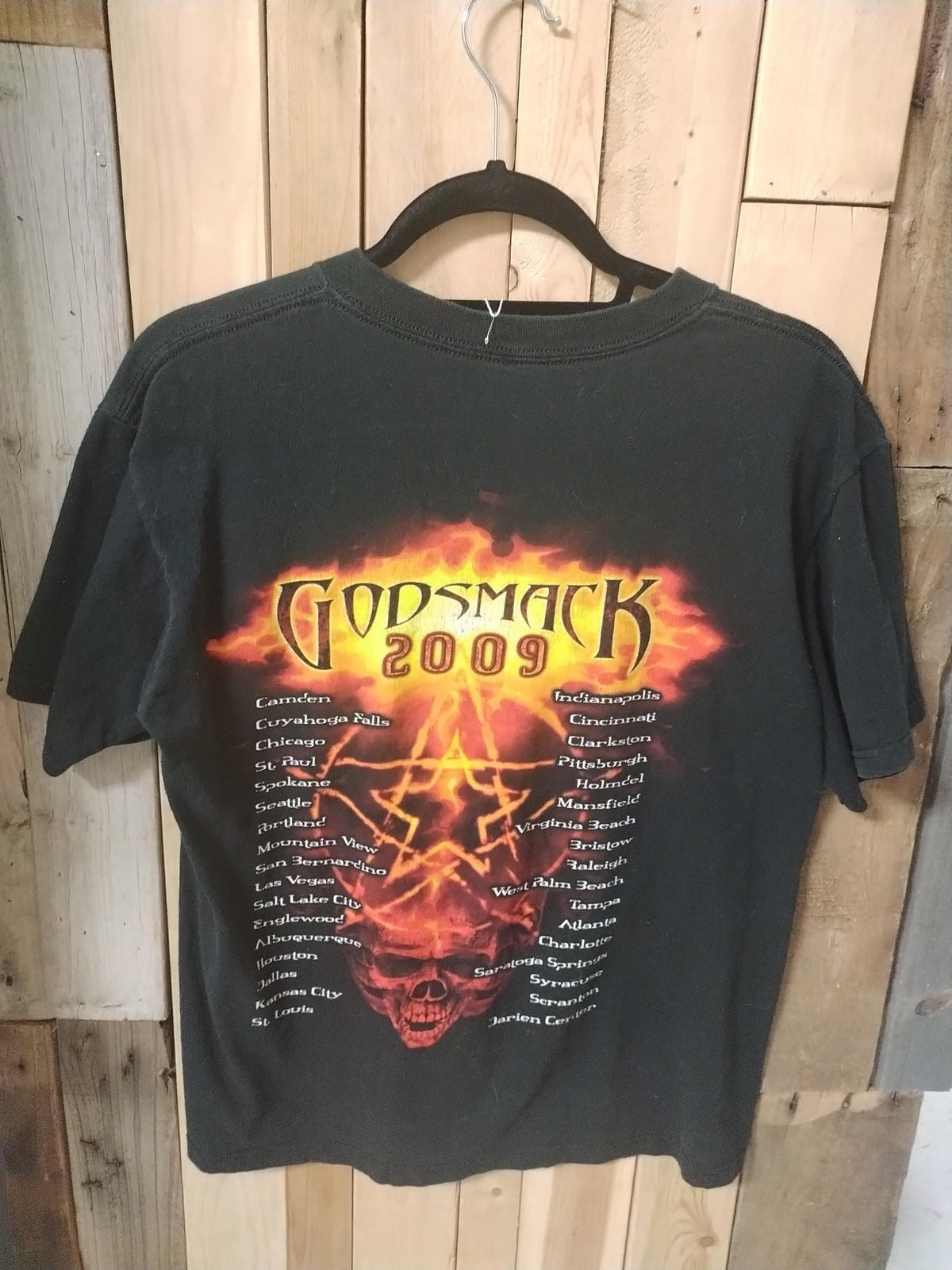 Godsmack 2009 Tour Tee Shirt Size Medium