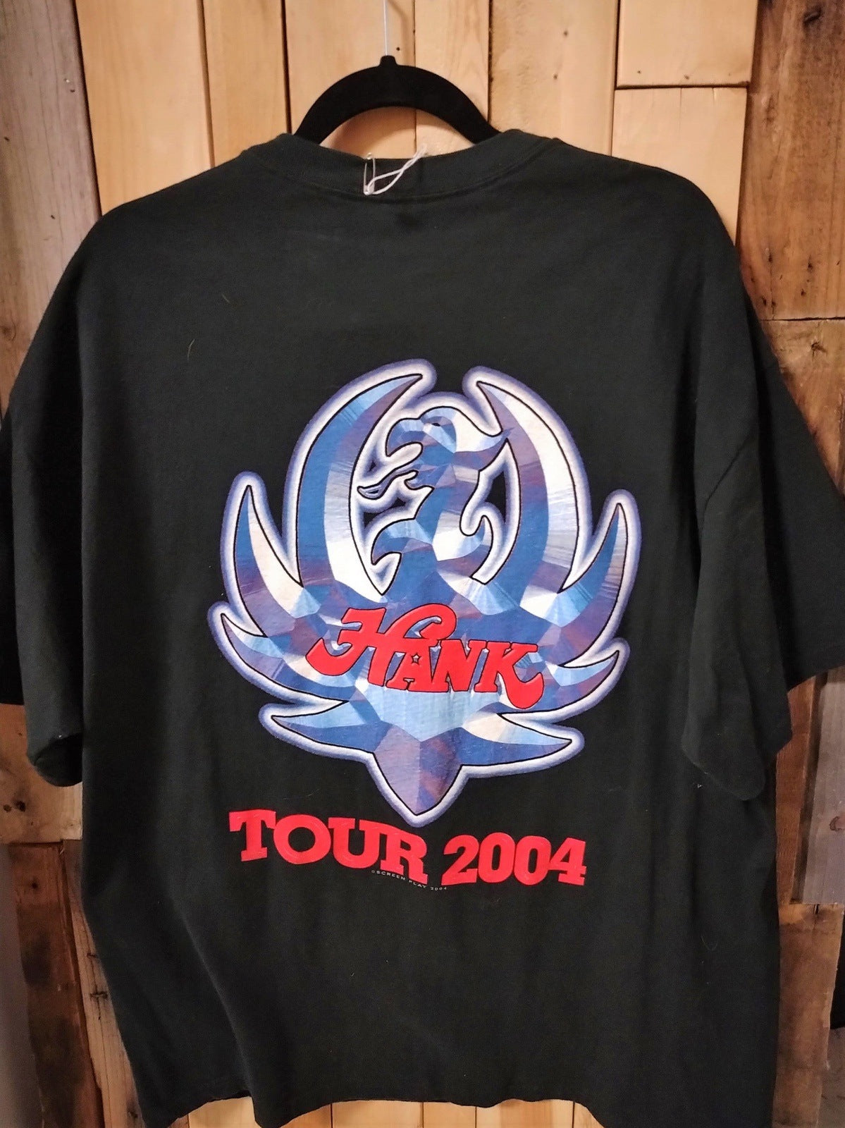 Hank Williams Jr. 2004 Tour T Shirt Size 2XL