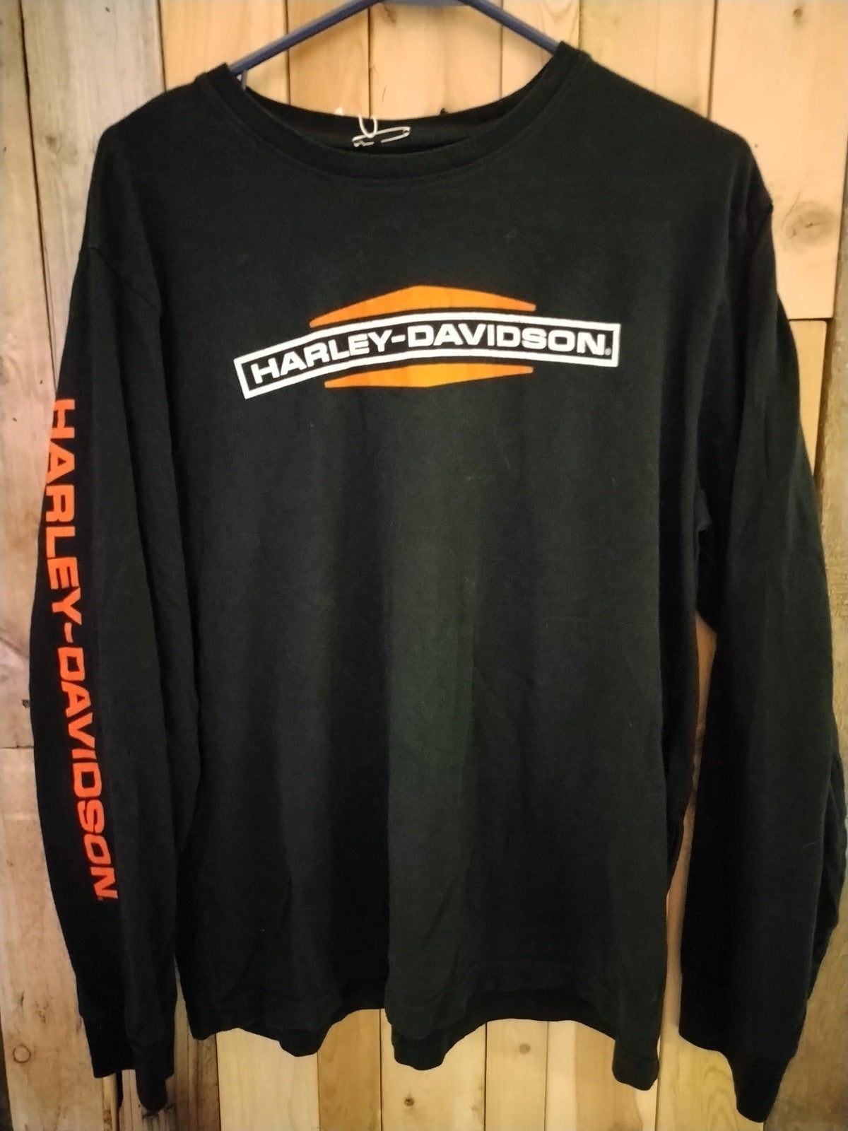 Harley Davidson Official Merchandise Long Sleeve T Shirt Men's Size Large Regular