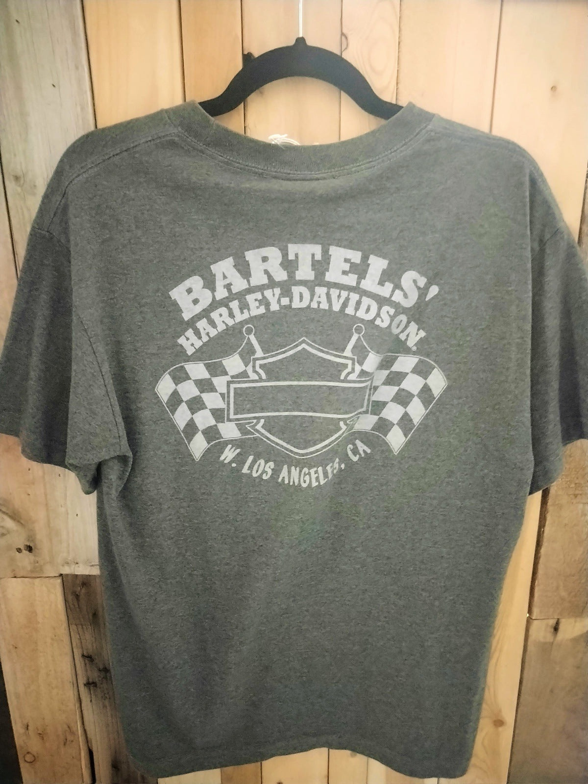 Harley Davidson W. Los Angeles T Shirt Size Medium