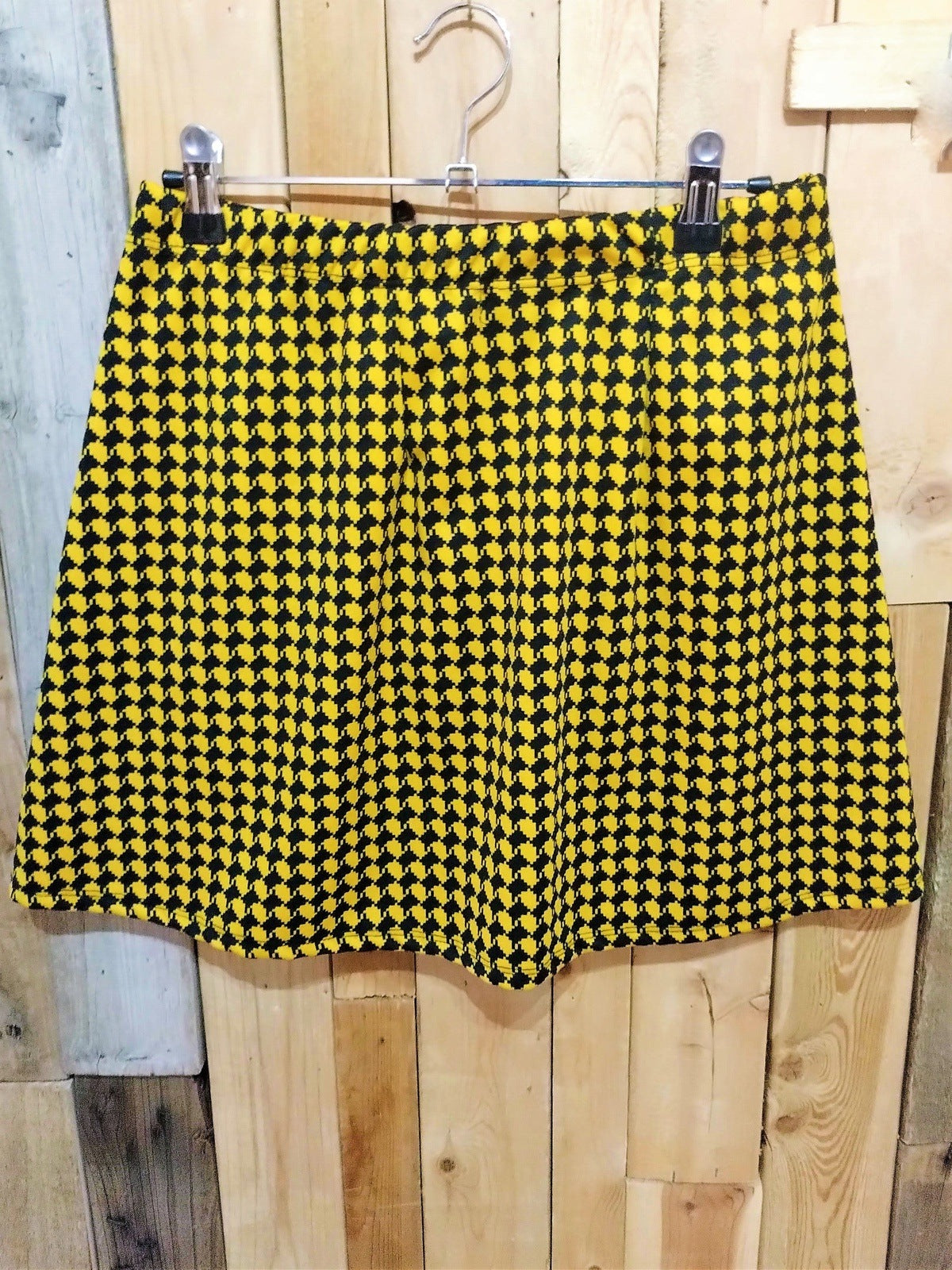 Jolie & Joy Hounds Tooth Skirt Size Large