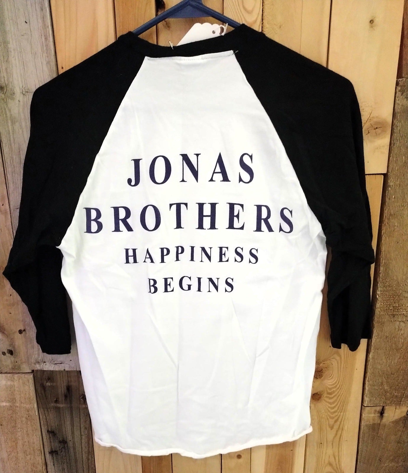 Jonas Brothers Happiness Begins Baseball Style T Shirt Women's Size Small