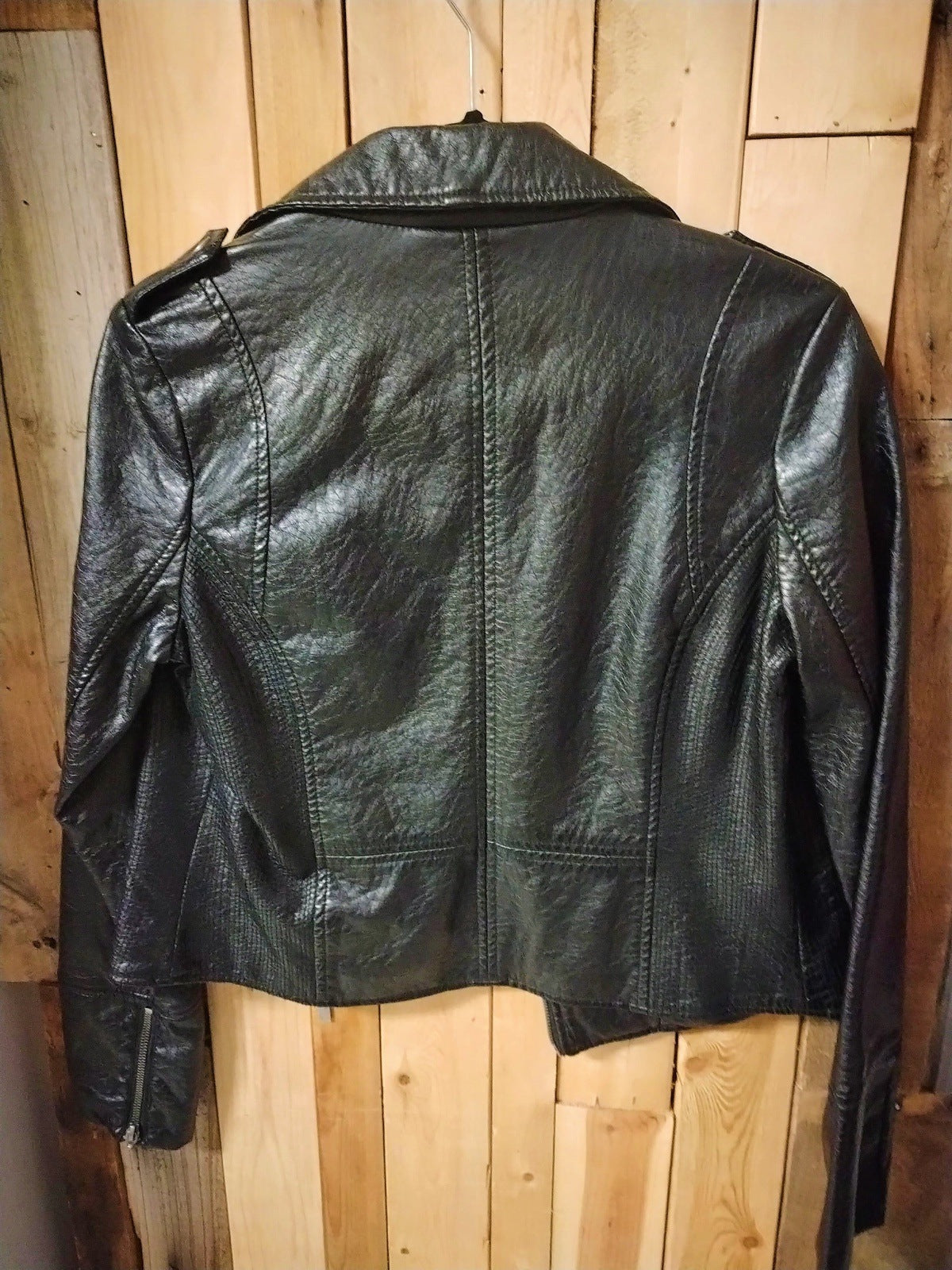JouJou Women's Moto Vegan Leather Size Small