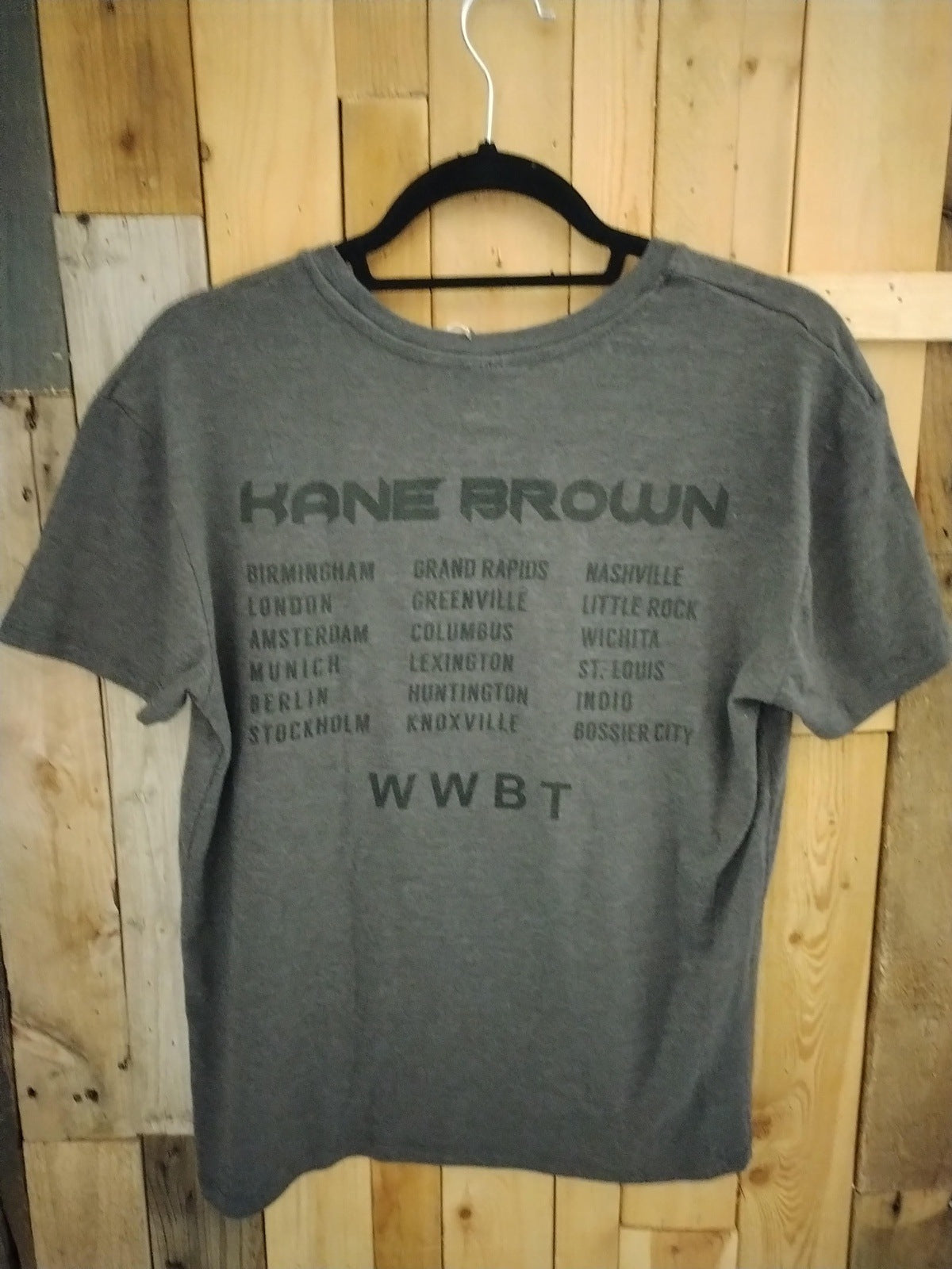 Kane Brown Official Merchandise Tour T Shirt Size Small