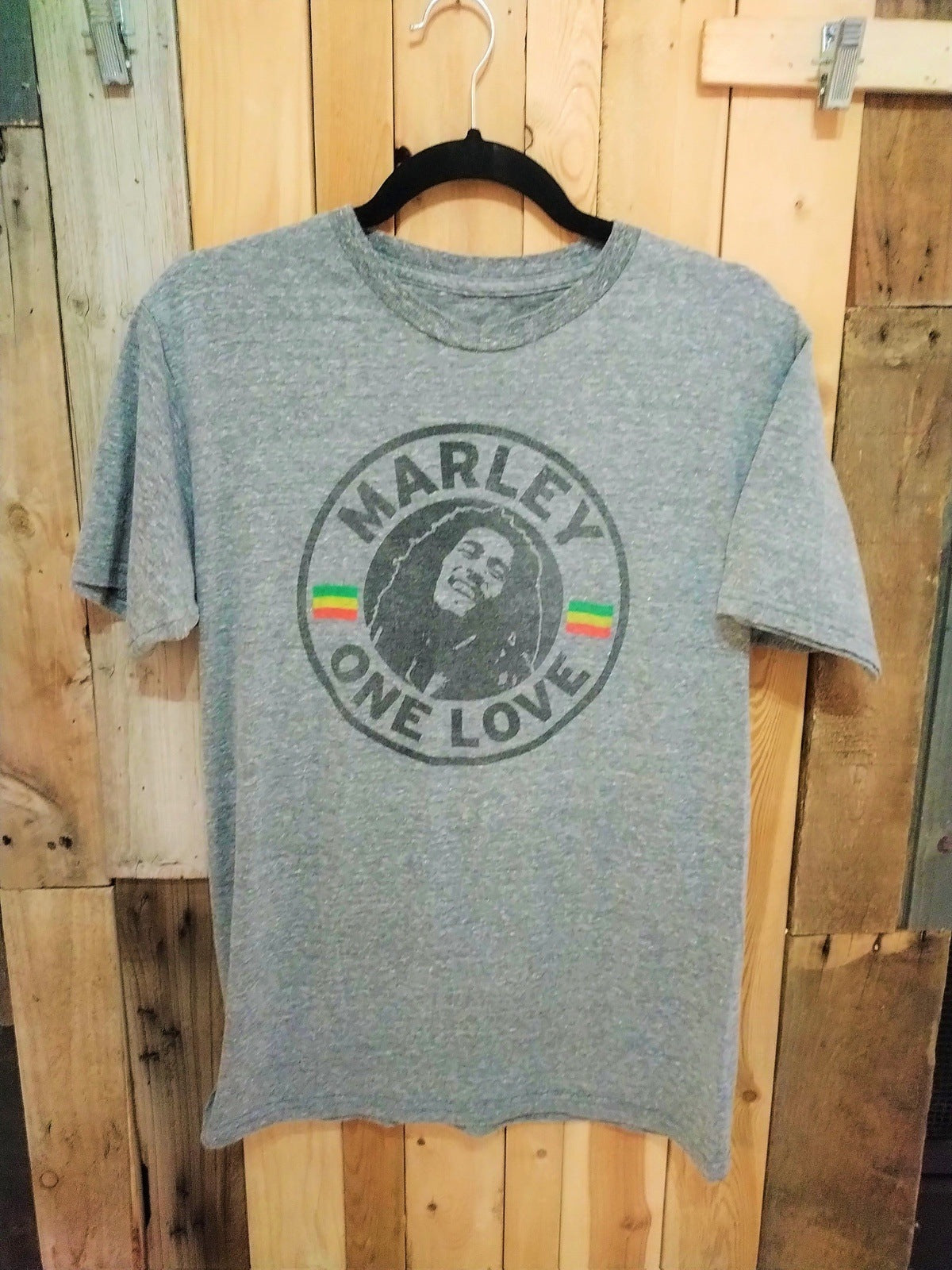 T-shirt Bob Marley Ringer – Thing Called Love – Unisex Sabbia – Rock Off Ufficiale
