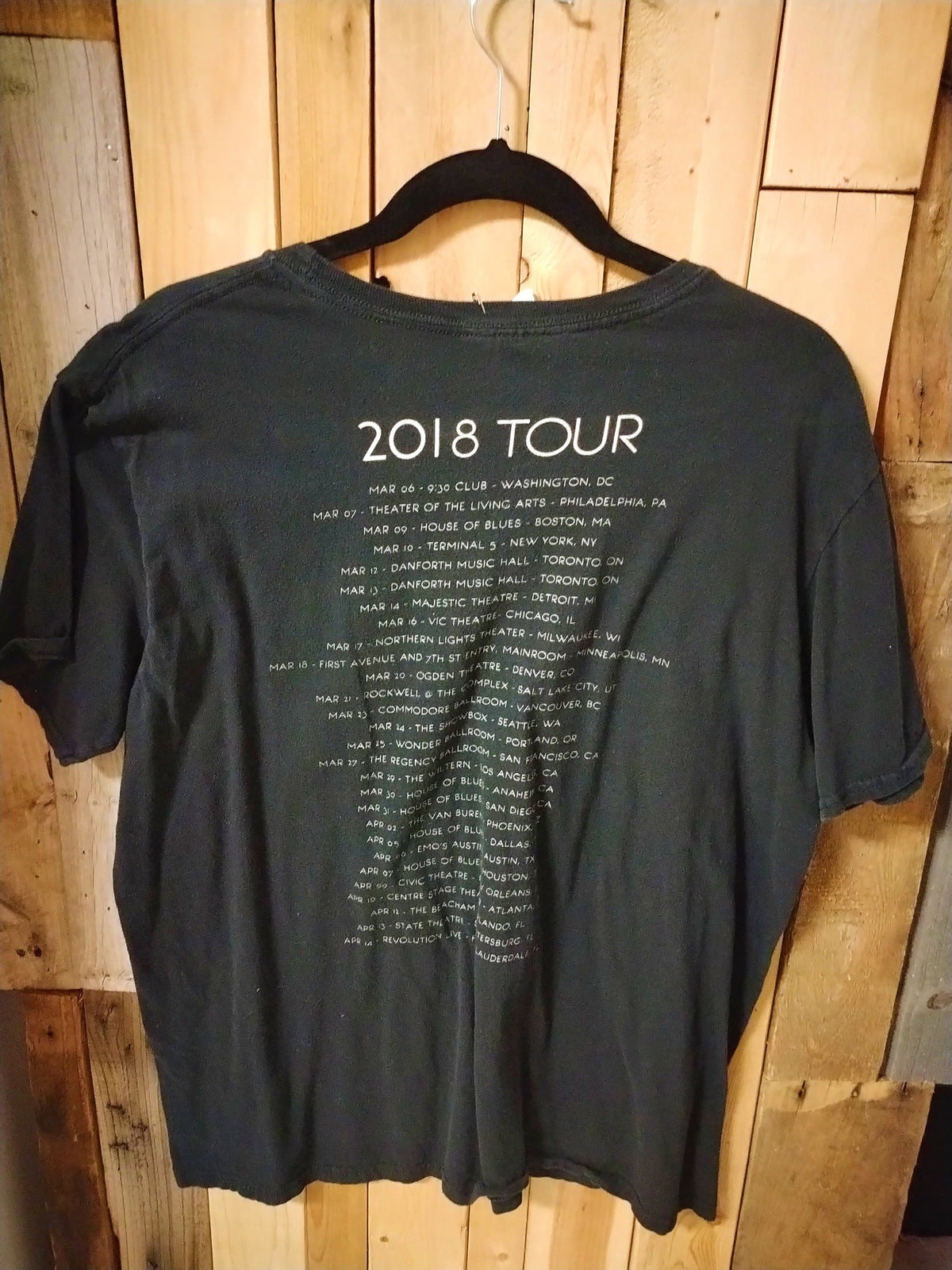 Orchestral Manoeuvres in the Dark "OMD The Punishment of Luxury" Tour 2019 T Shirt Size Large