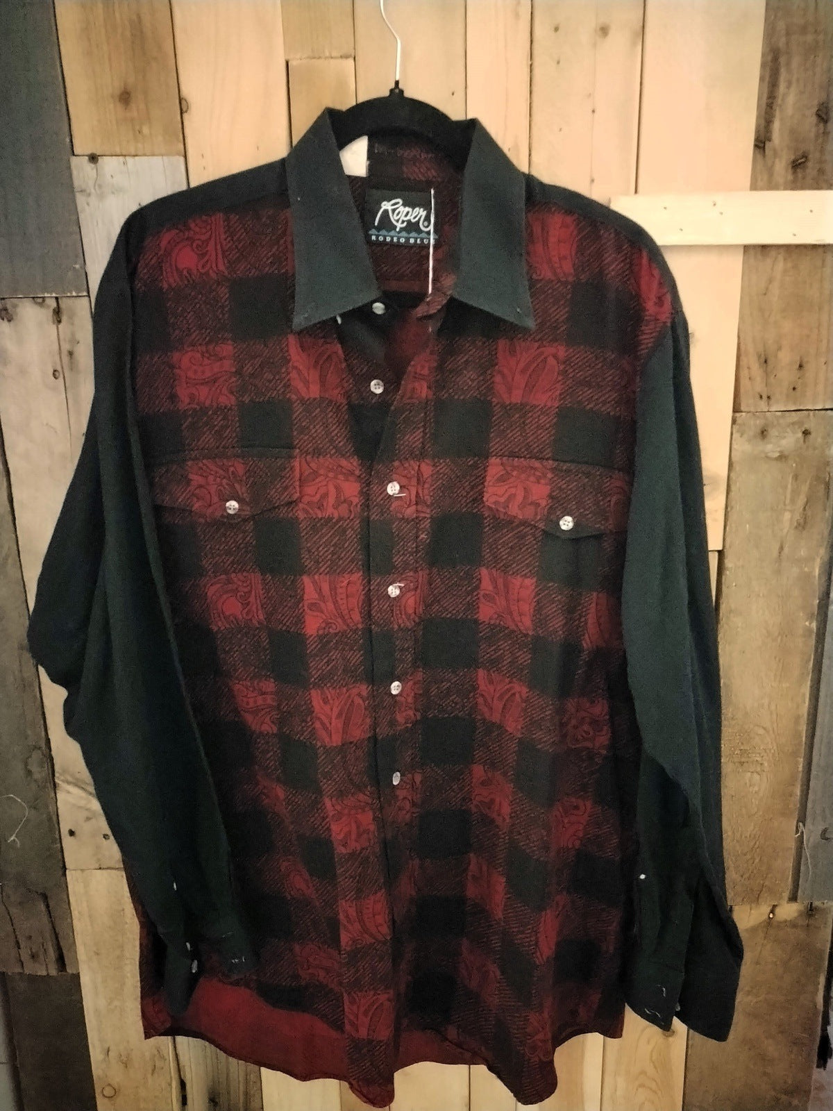 Roper Rodeo Blue Men's XL Western Button Front Shirt