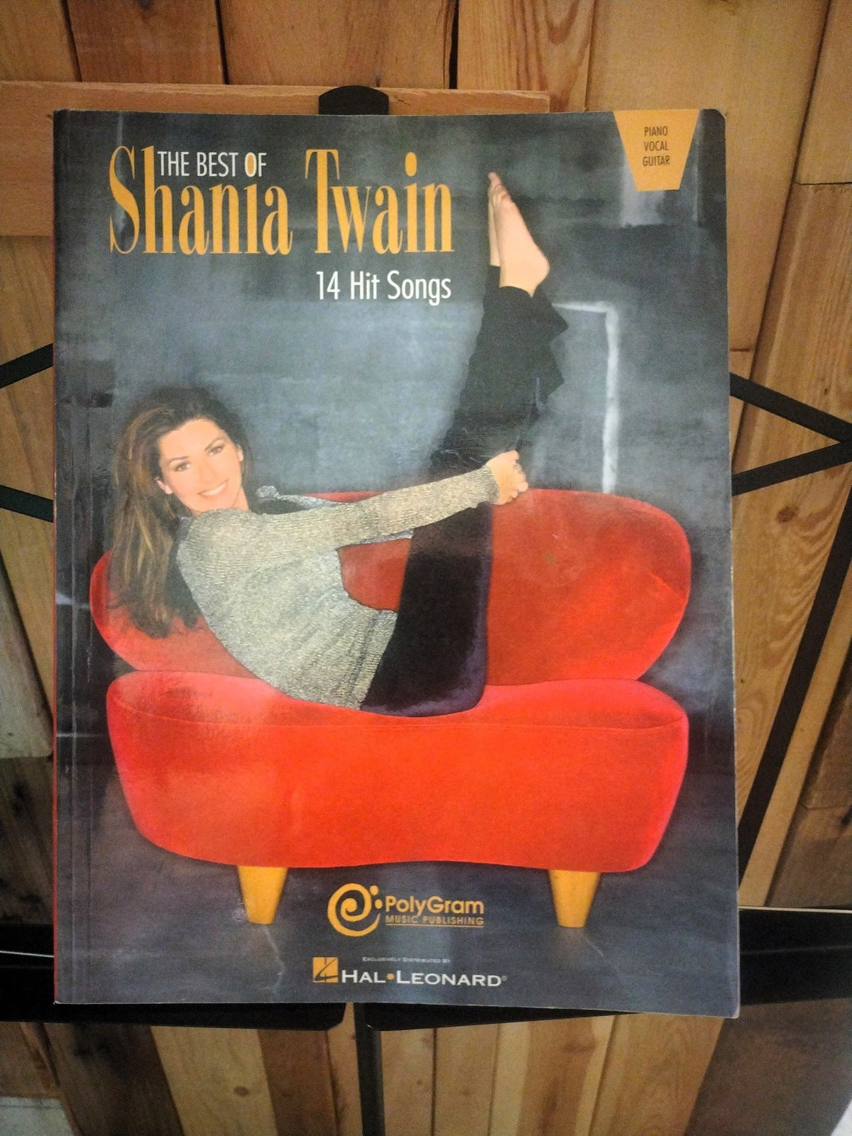 The Best of Shania Twain Music Book Piano Vocal Guitar - Used