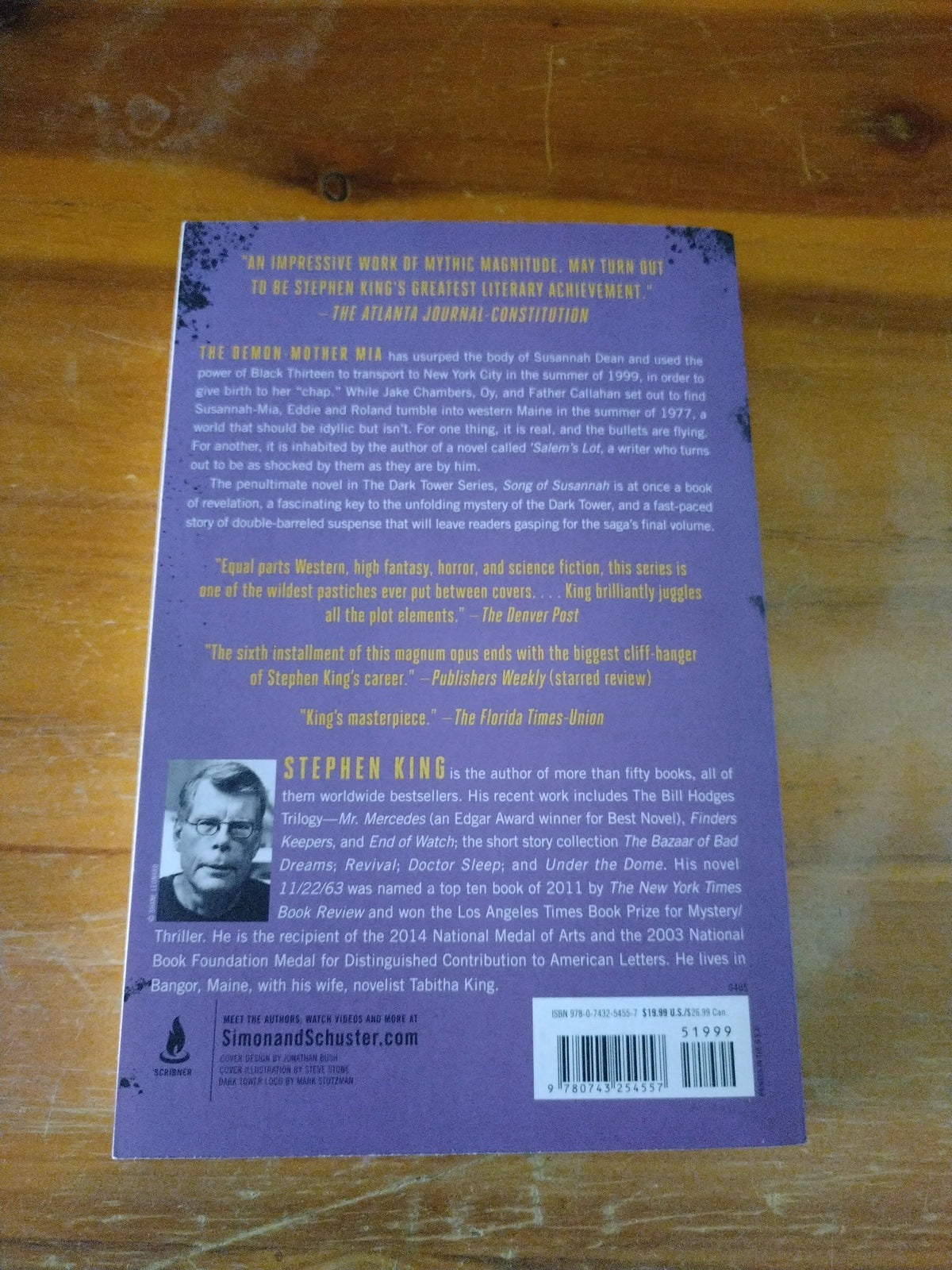 Stephen King Song of Susannah Paperback