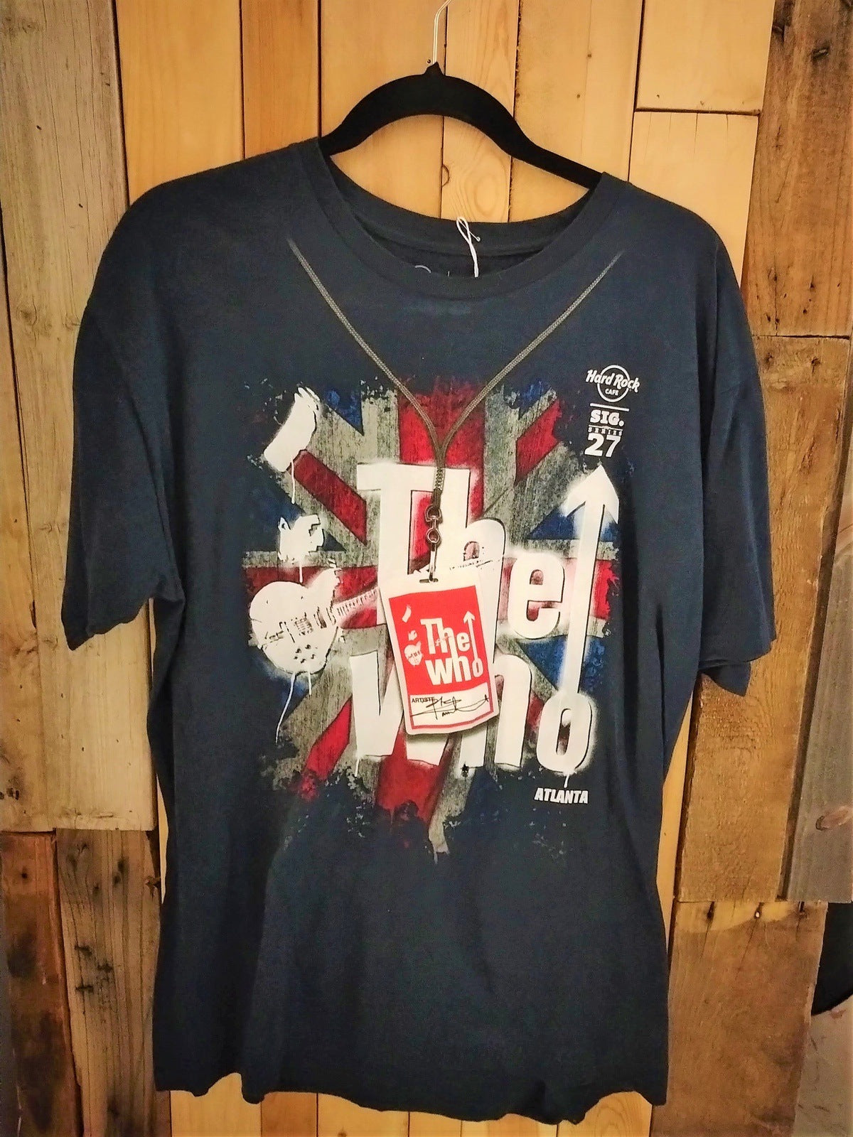 Hard Rock Cafe Atlanta "The Who" T Shirt Size Large
