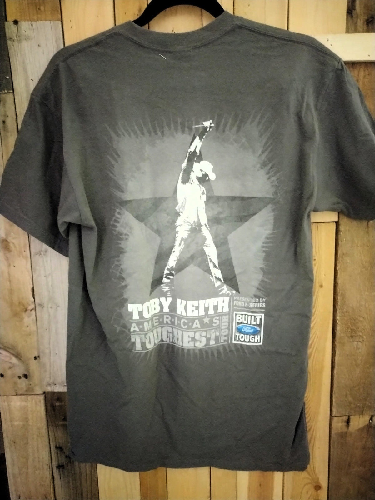 Toby Keith America's Toughest Tour T Shirt Men's Size Medium