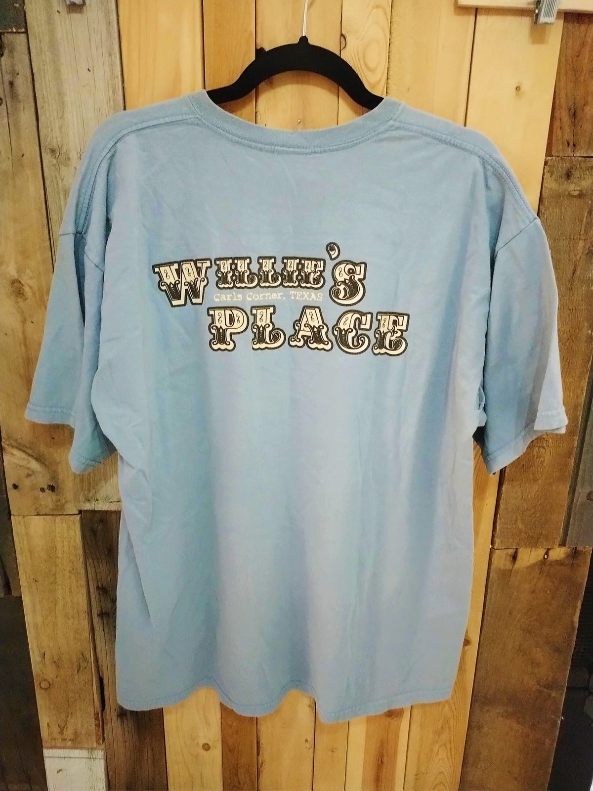 Willie Nelson "Willie's Place" T Shirt Size XL 378712WH
