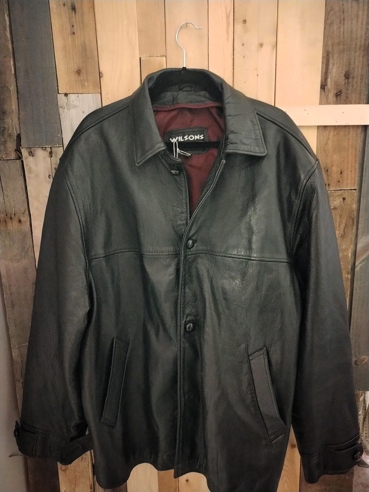 Wilsons Men's Leather Jacket Size XL