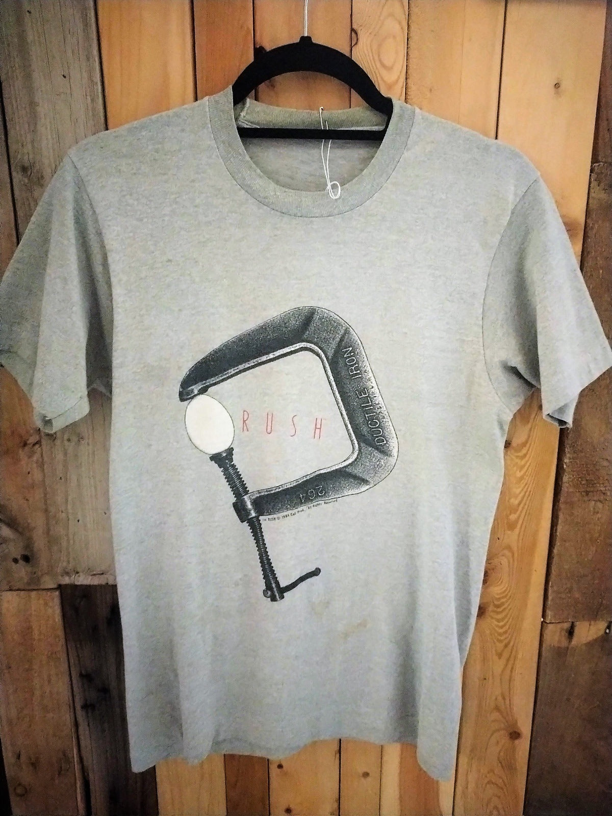 Vintage Rush Grace Under Pressure Tour 1984 T Shirt Women's XL