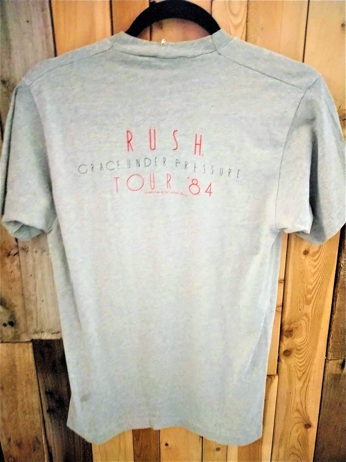 Vintage Rush Grace Under Pressure Tour 1984 T Shirt Women's XL