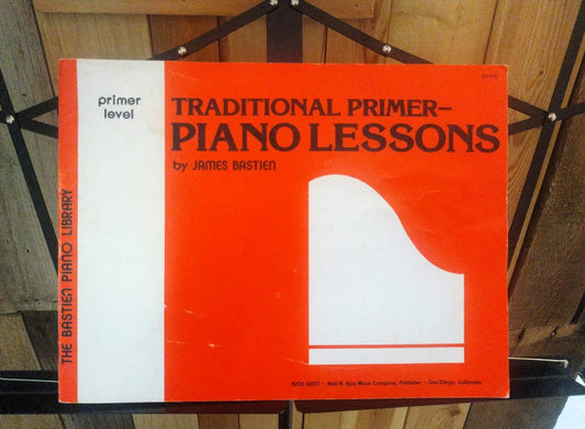 Traditional Primer- Piano Lessons James Bastien WP100 - Used