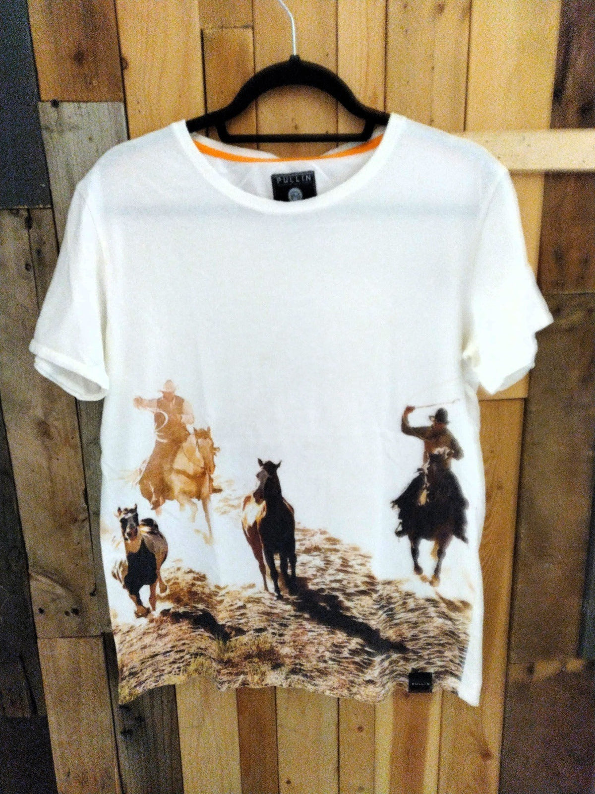 Pullin T Shirt Cowboys Size Medium