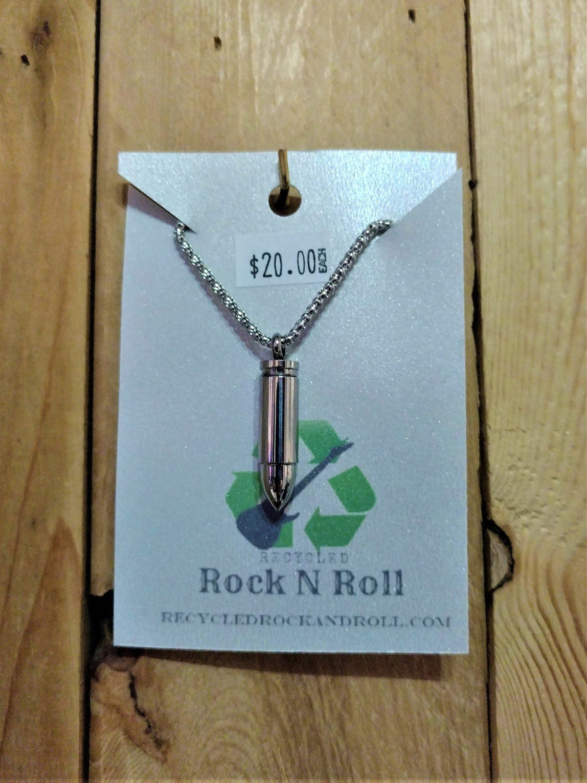Chrome Bullet Necklace