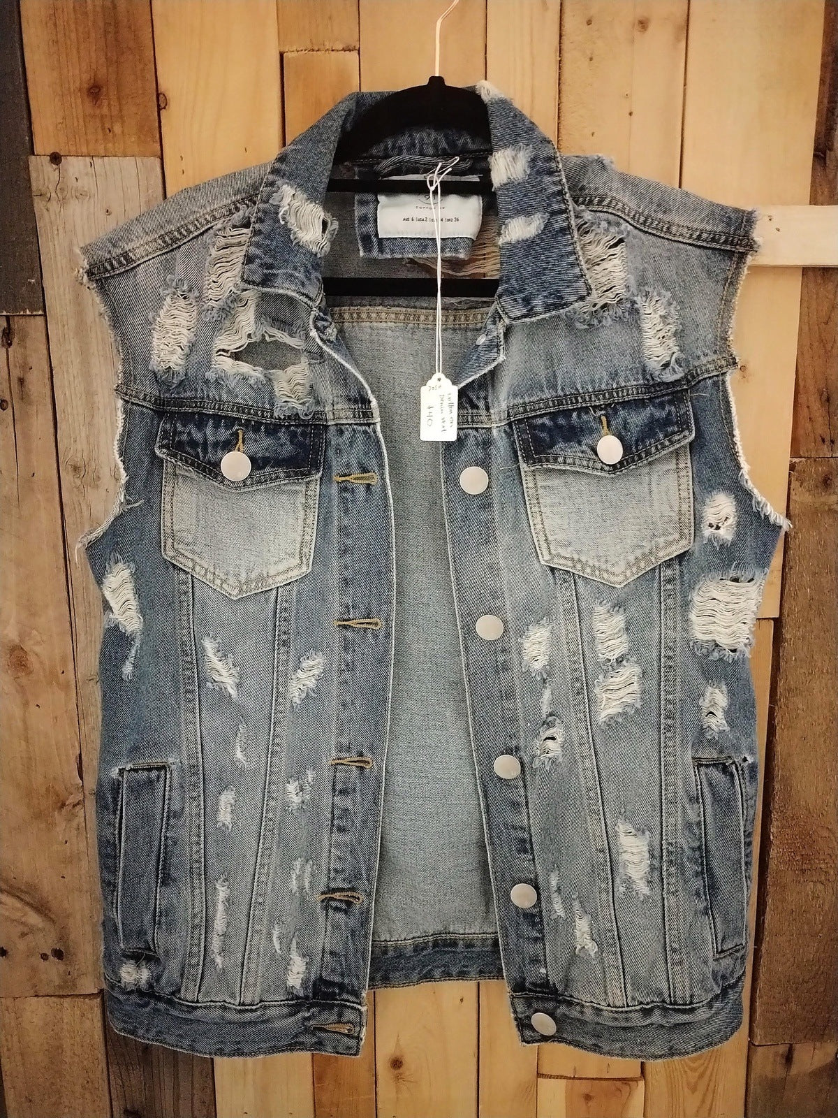 91 Cotton On Denim Vest Size 9