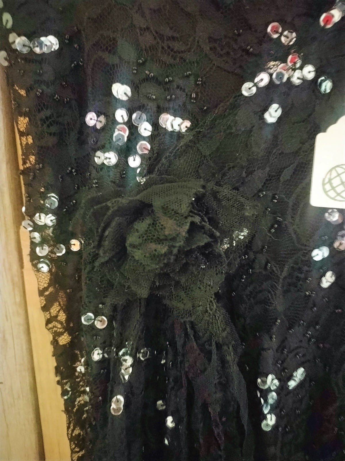 Arden B Women's Size Small Black Lace Embroidered Skirt- New With Tags!