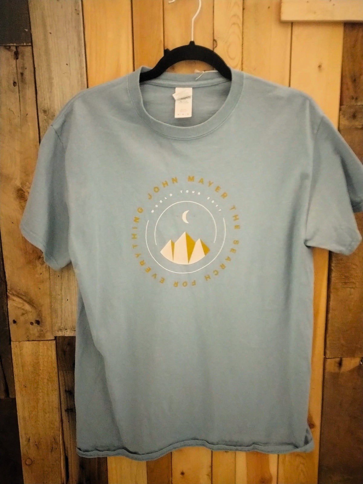 John Mayer World Tour 2017 T Shirt Size Medium 415852WH