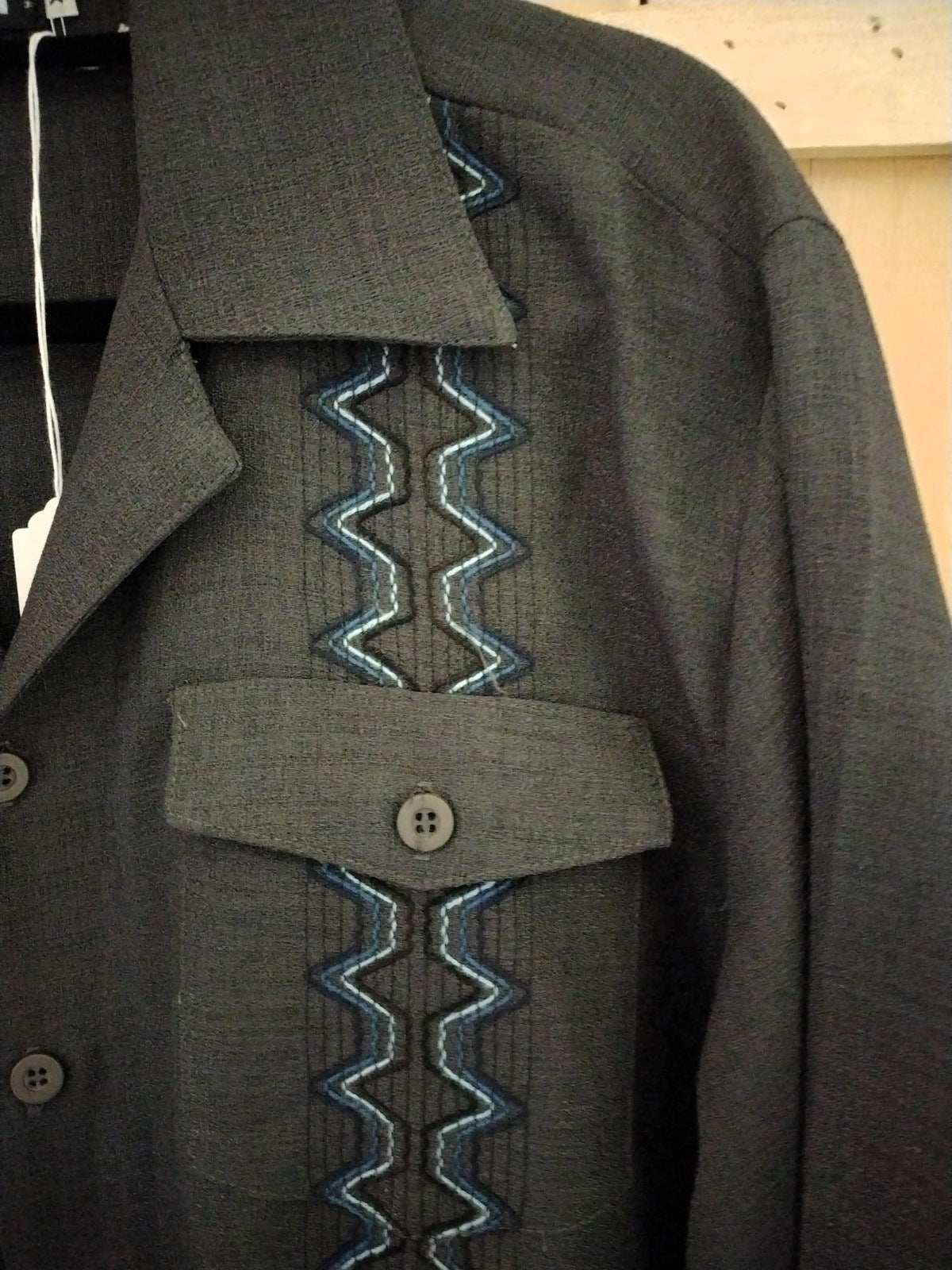 Krush Vintage Style Men's Long Sleeve Shirt Size XL