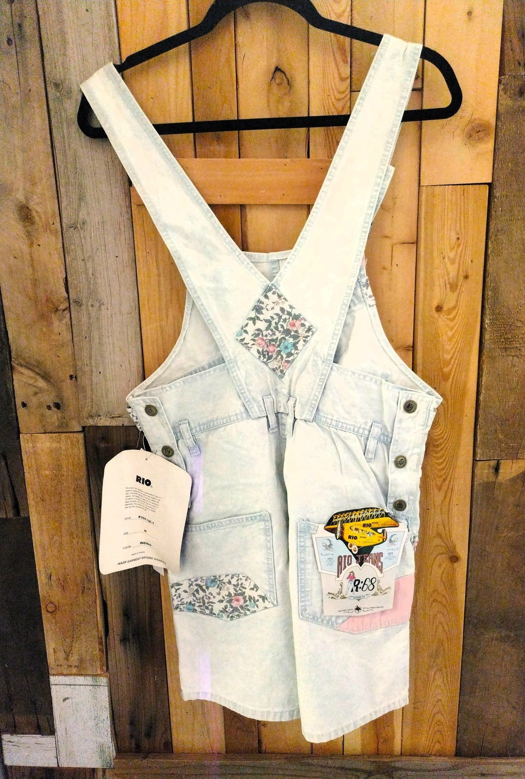Vintage Rio Classics "Shortalls" New with Tags Women's Size Medium