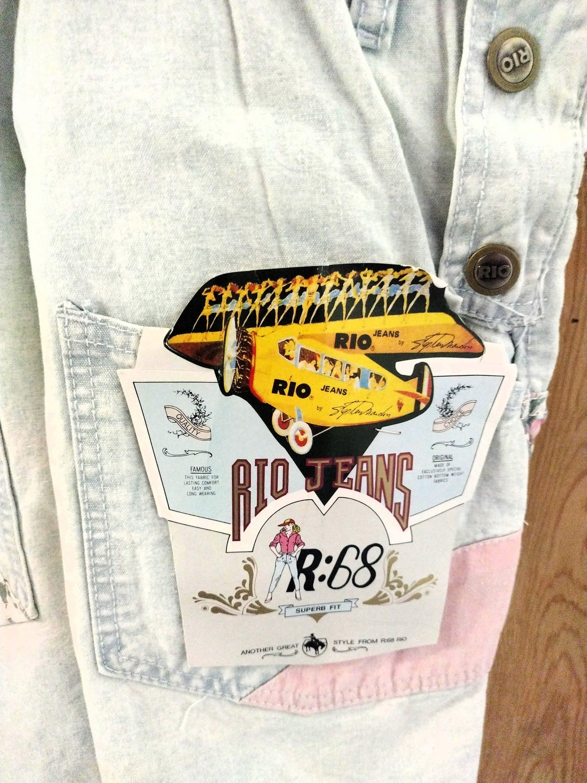 Vintage Rio Classics "Shortalls" New with Tags Women's Size Medium