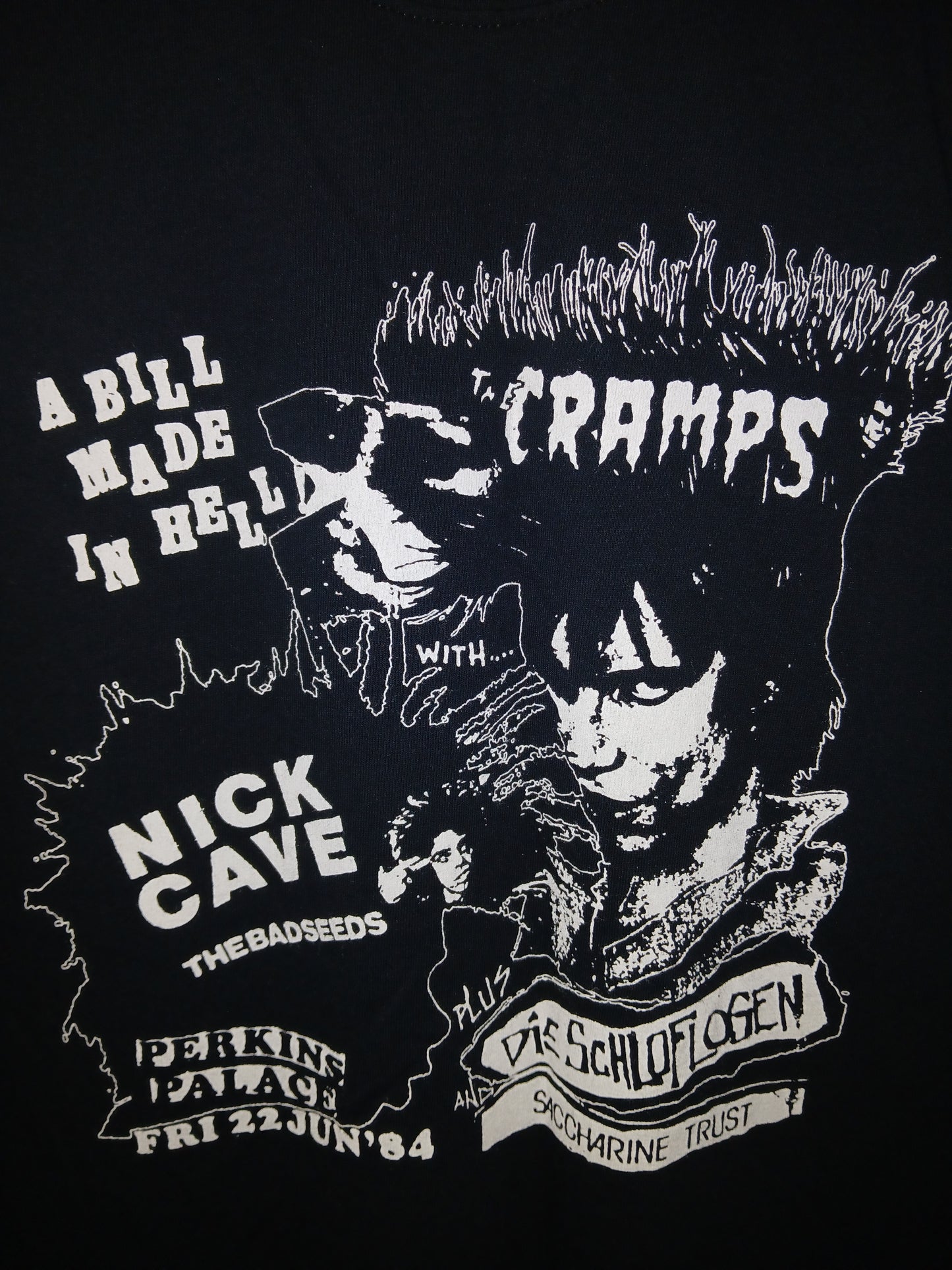 The Cramps/ Nick Cave T-shirt Men's XL