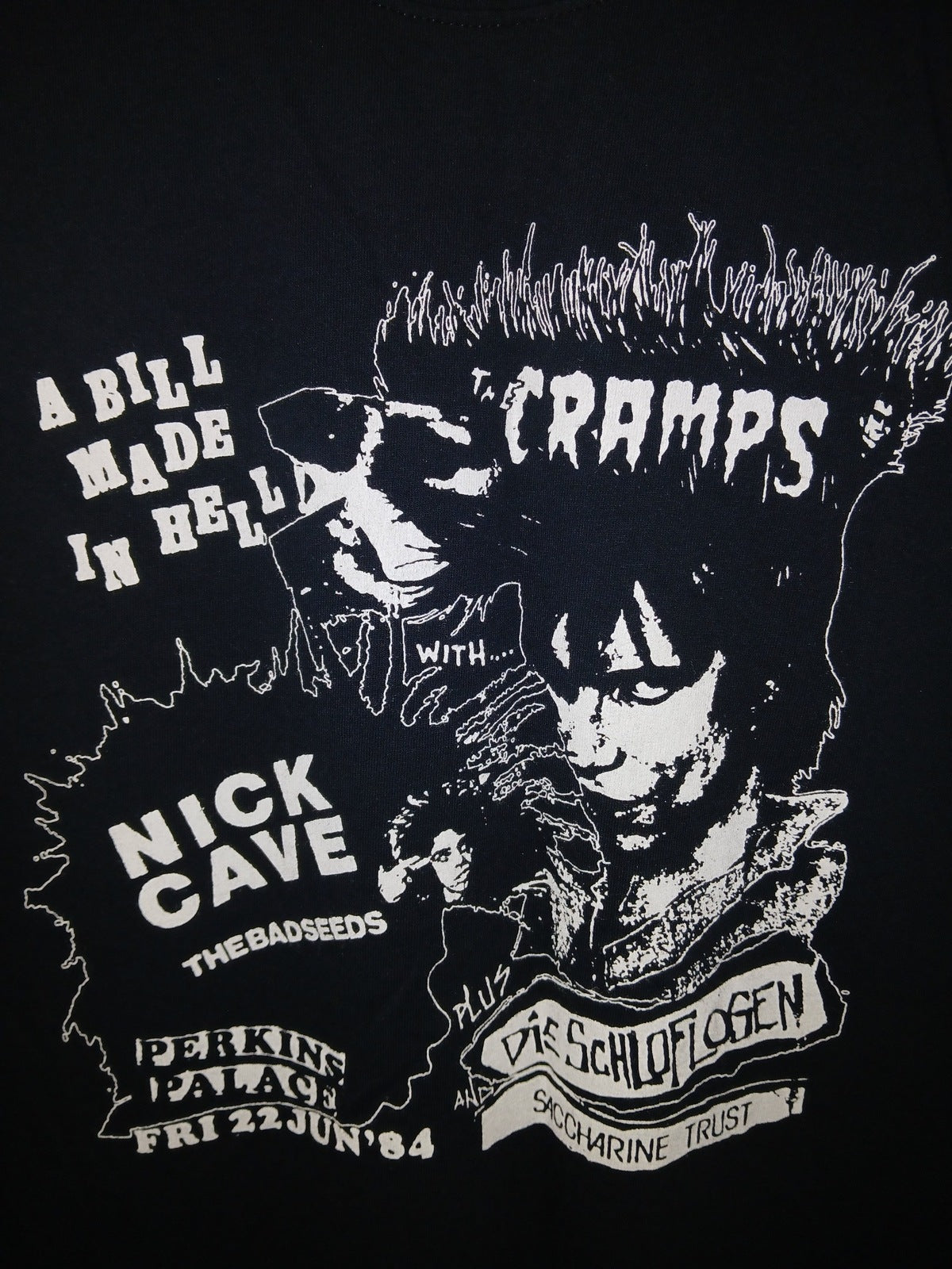 The Cramps/ Nick Cave T-shirt Men's XL