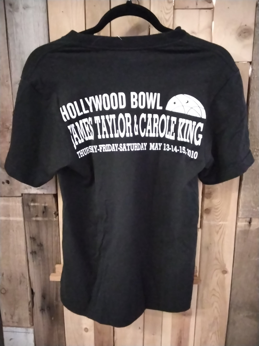 James Taylor & Carol King 2010 T-Shirt Size S