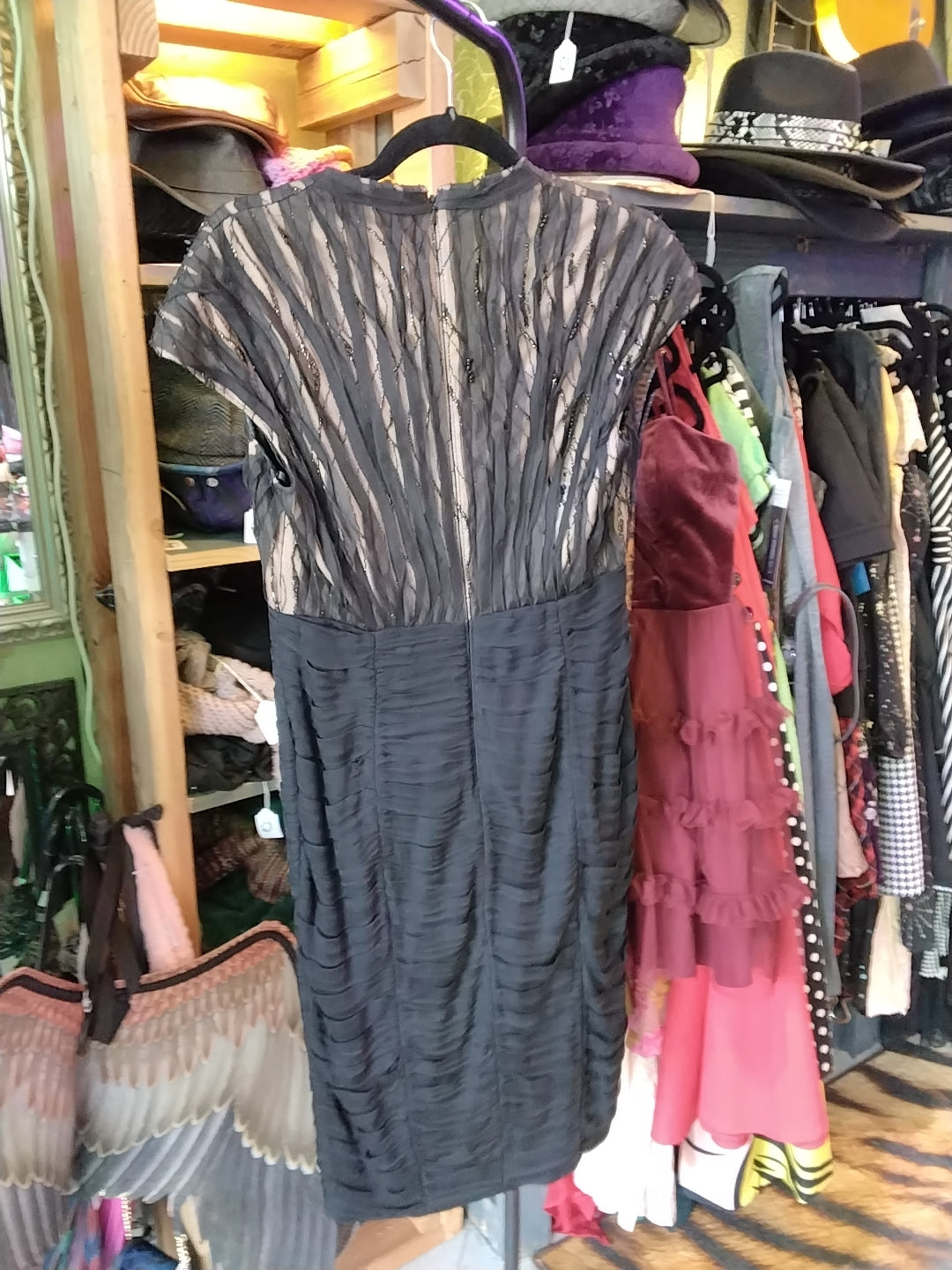 Tadashi showing black size 8 dress