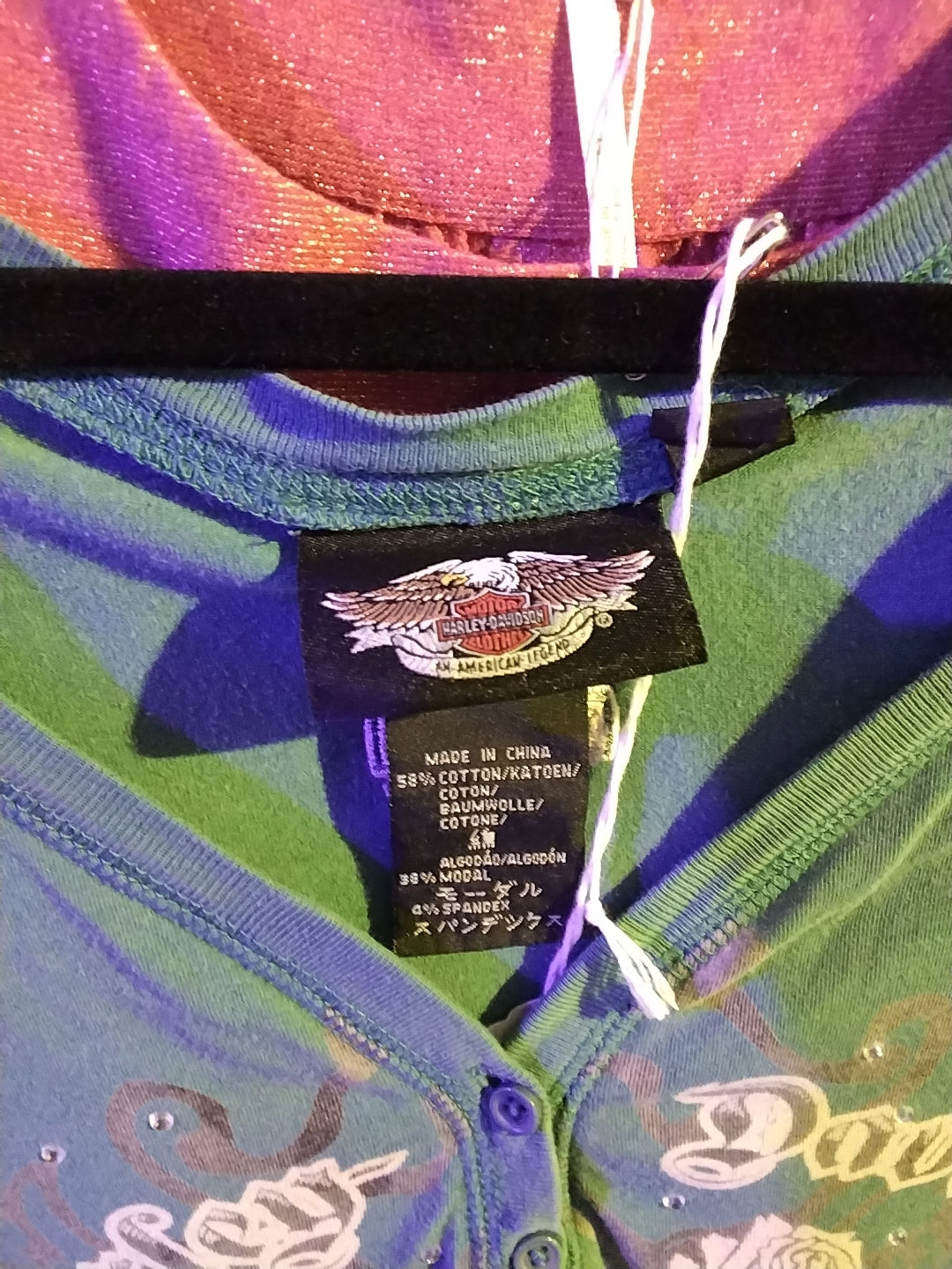 Harley Davidson Blue T-shirt