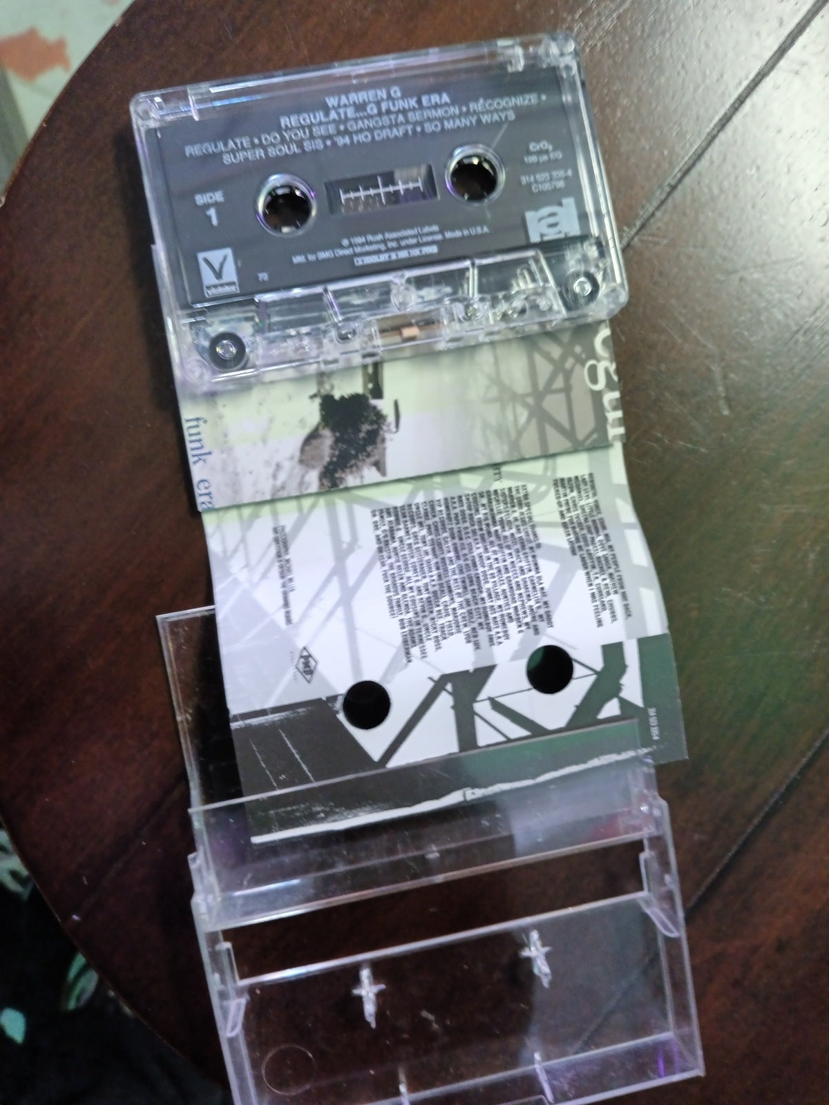 Warren G regulate...G Funk Era cassette tape
