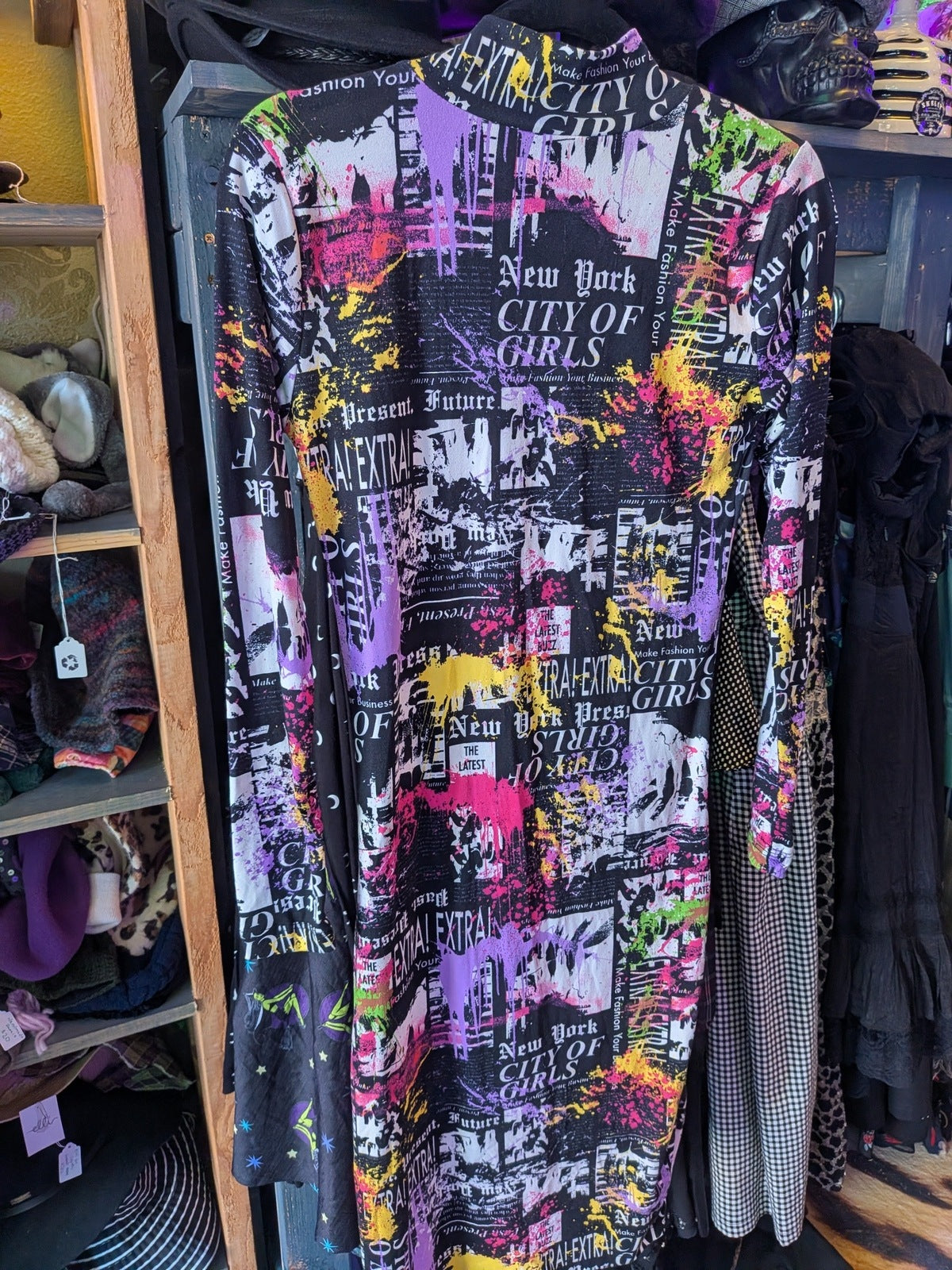 NYC Bodycon Slip Dress Small Y2K