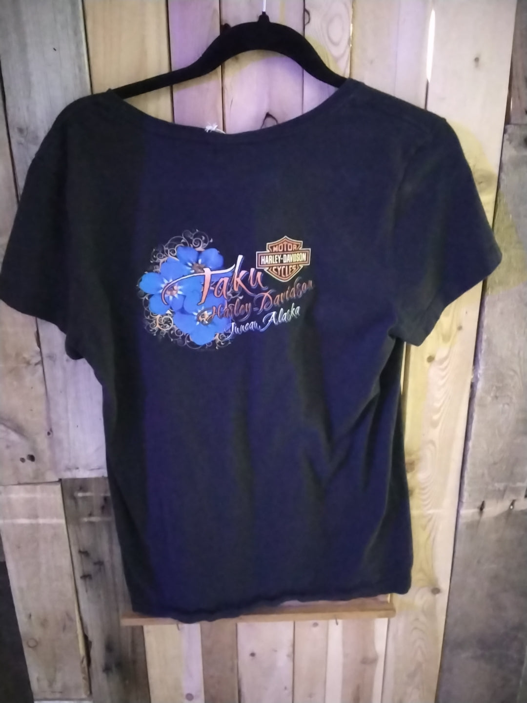Harley Davidson Alaska women's shirt size large