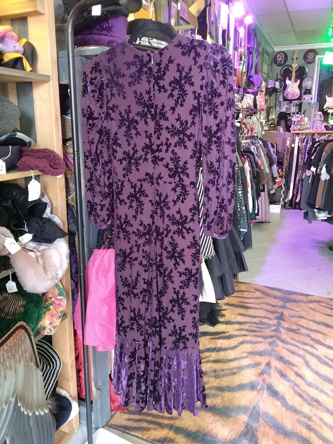 Calvin Klein purple fairy cream dress