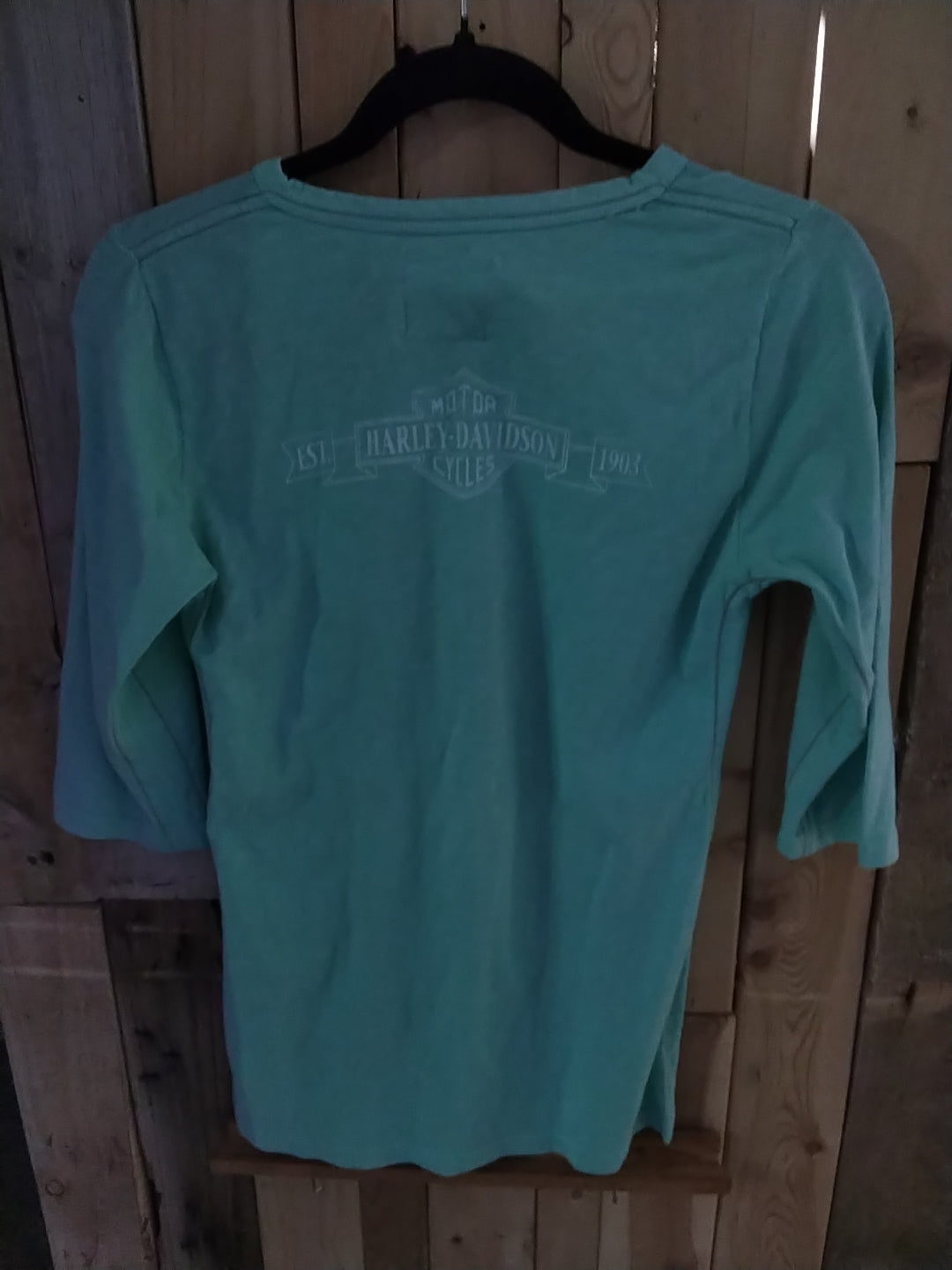 Harley Davidson women's zip up shirt size small RARE